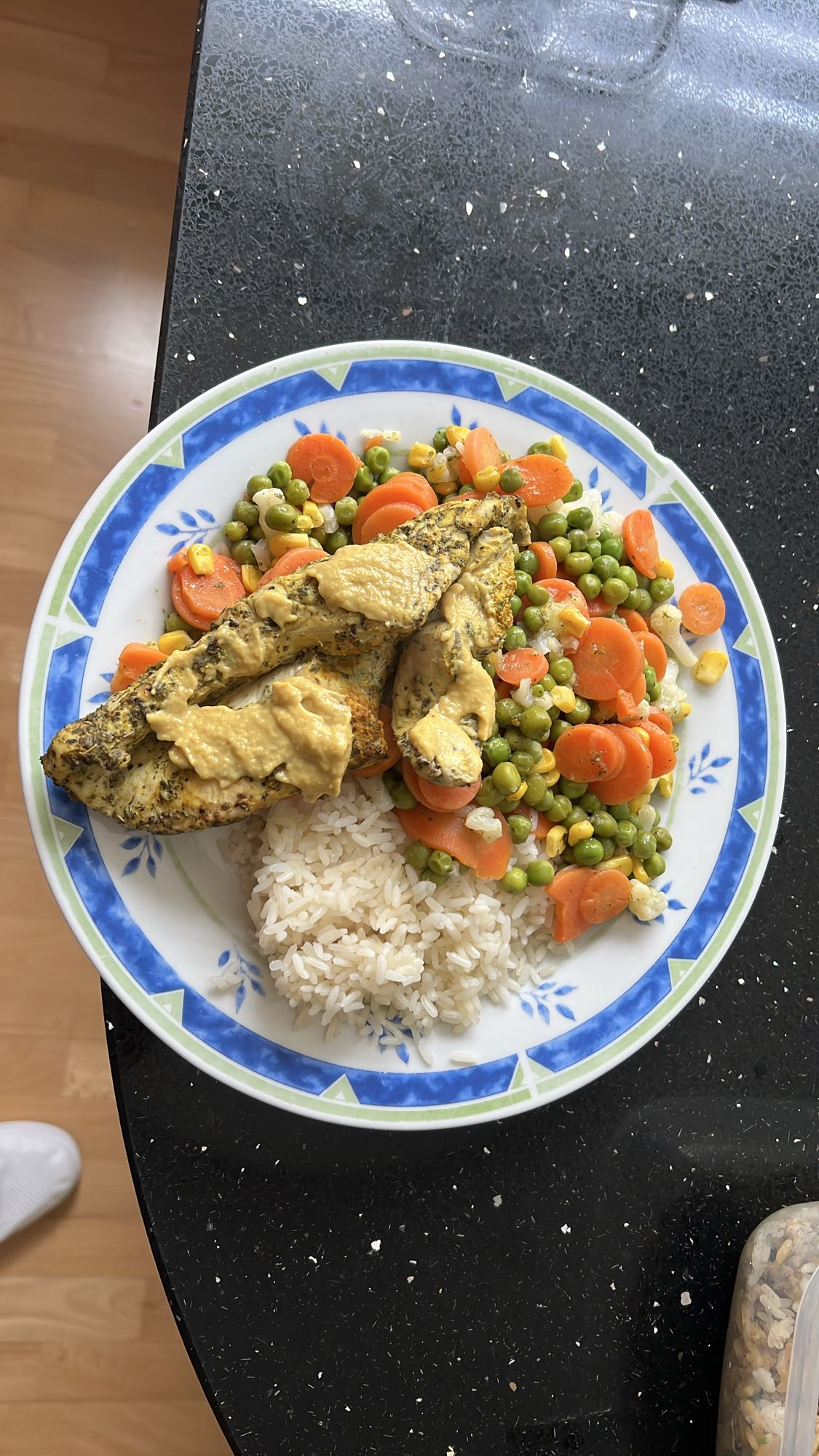 Indyk z warzywami i ryżem