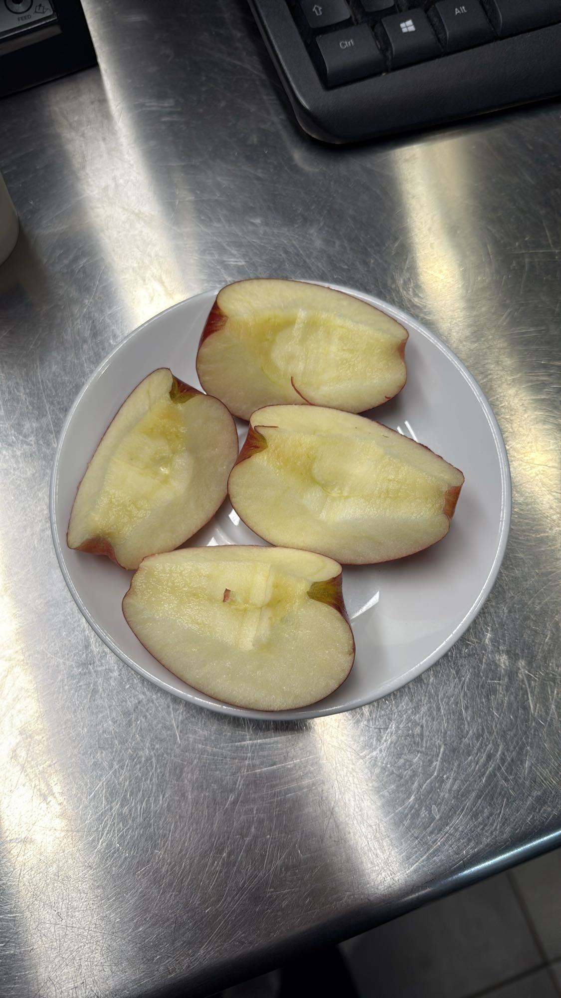 Sliced apple