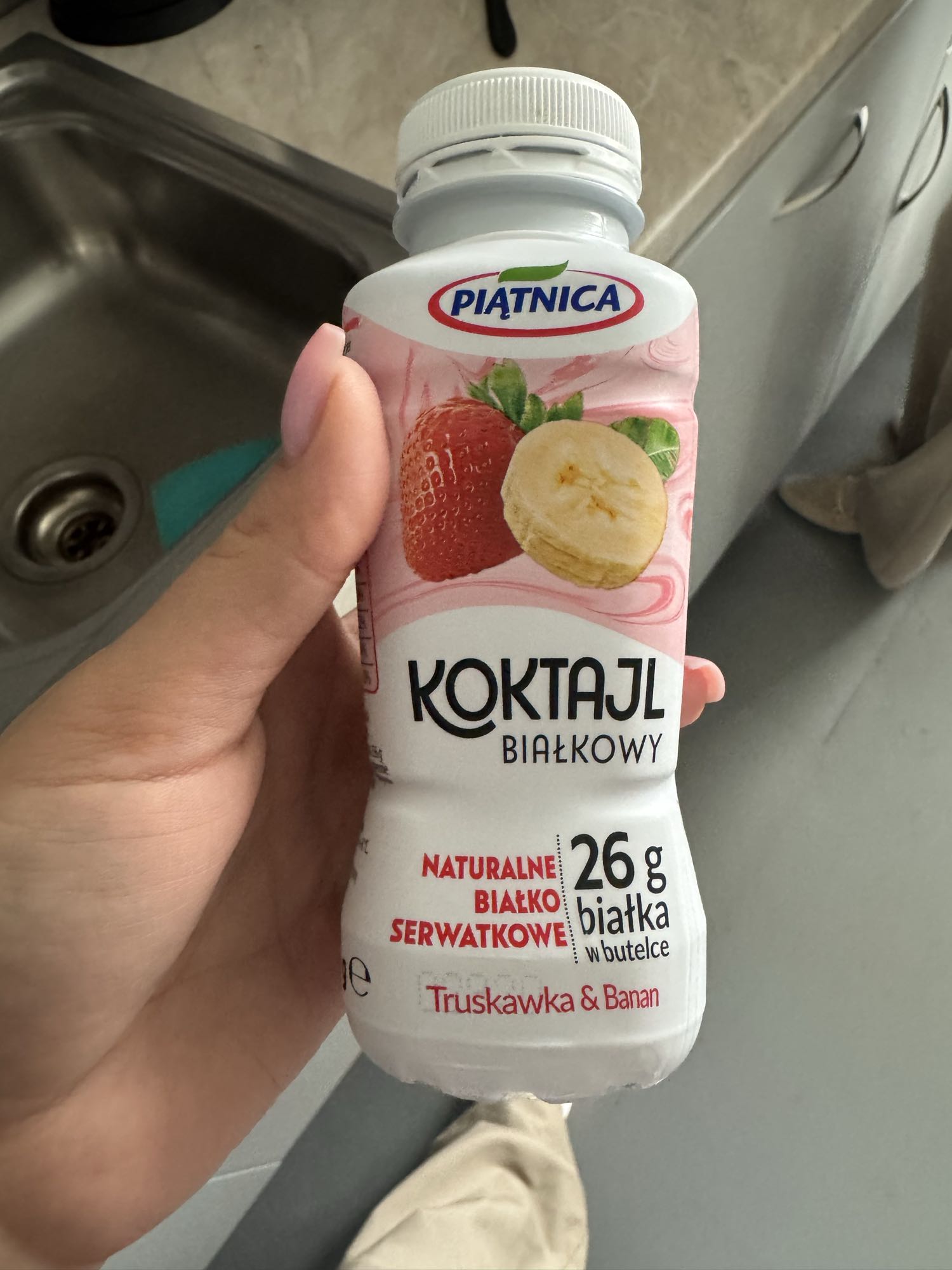 Koktajl truskawkowo-bananowy