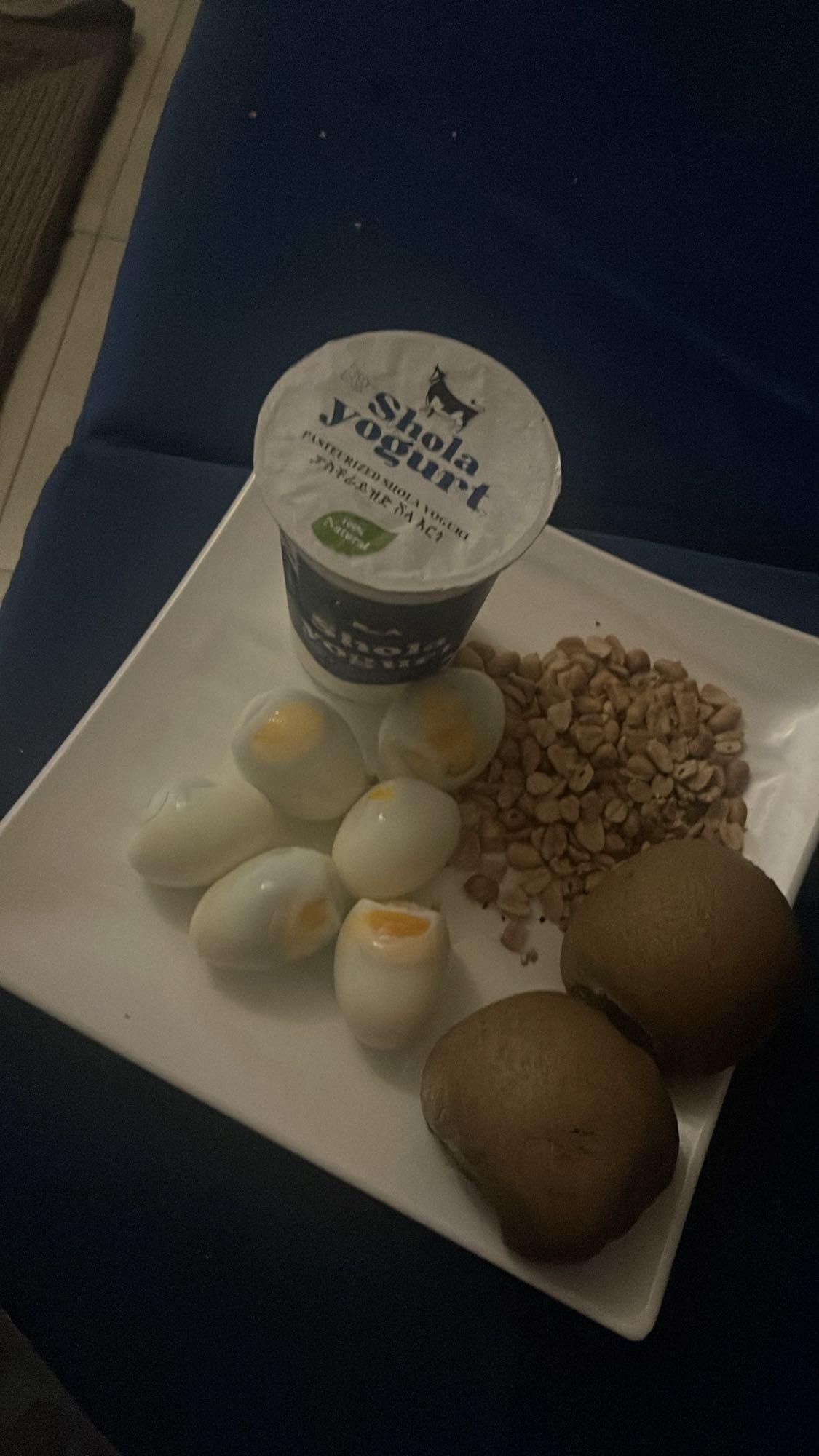 Eggs Yogurt Kiwi Peanuts