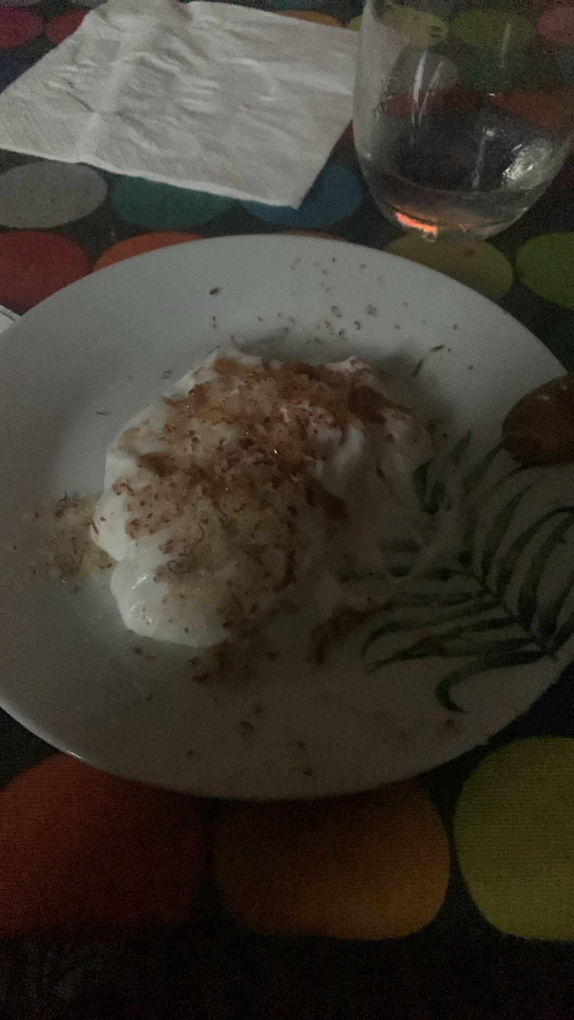 yogur con miel y coco