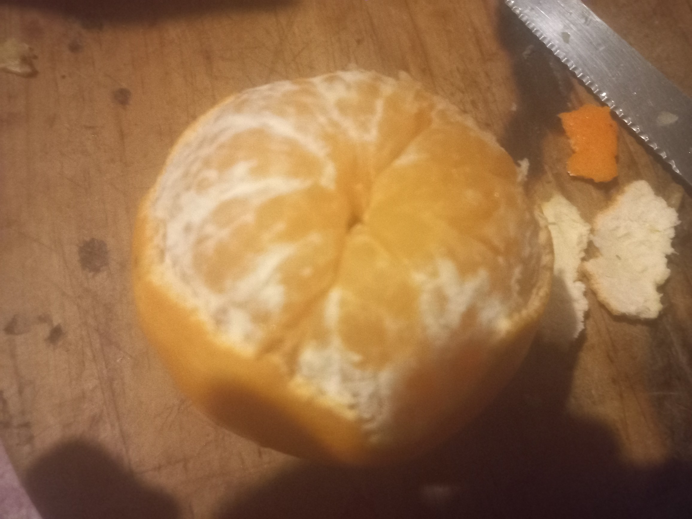 mandarina pelada