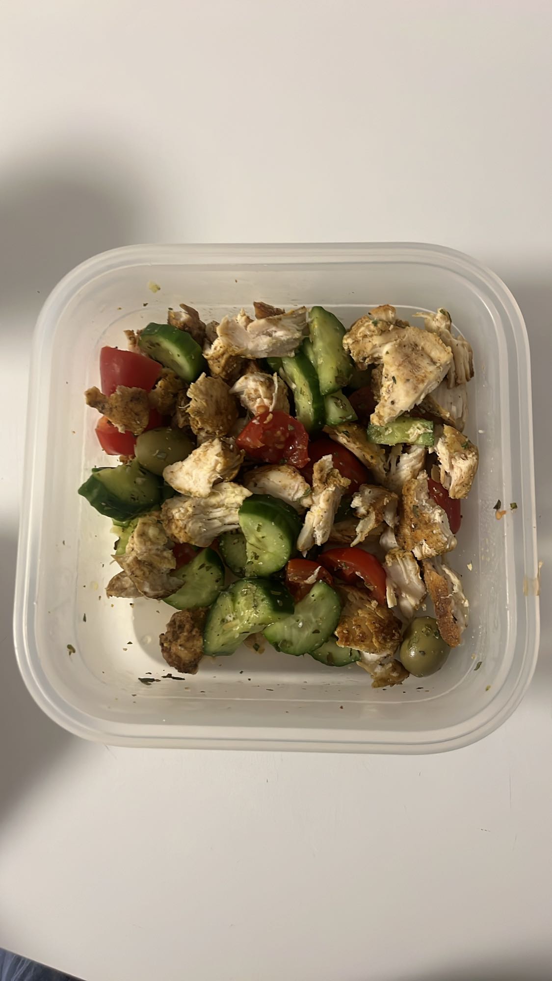 Kycklingsallad med grönsaker