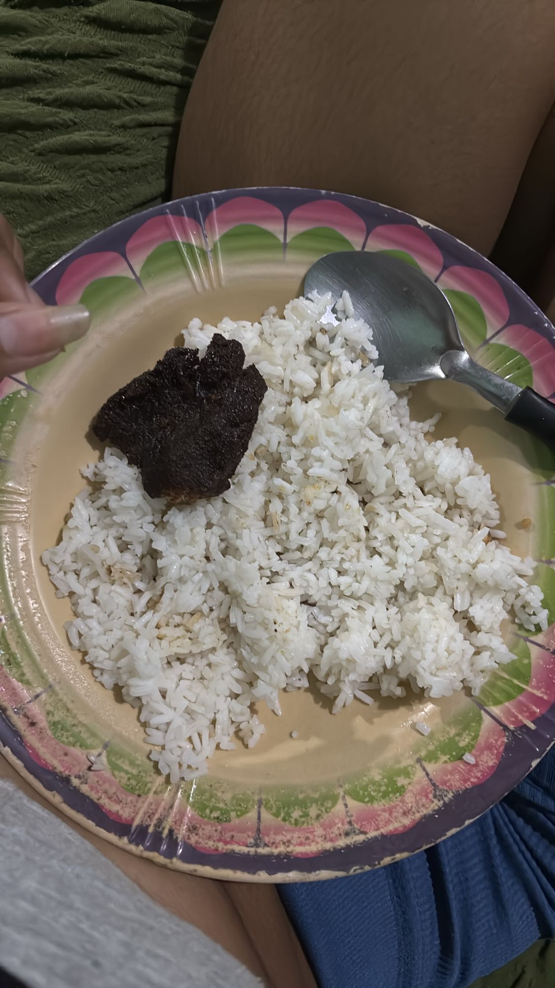 Rice with dried meat