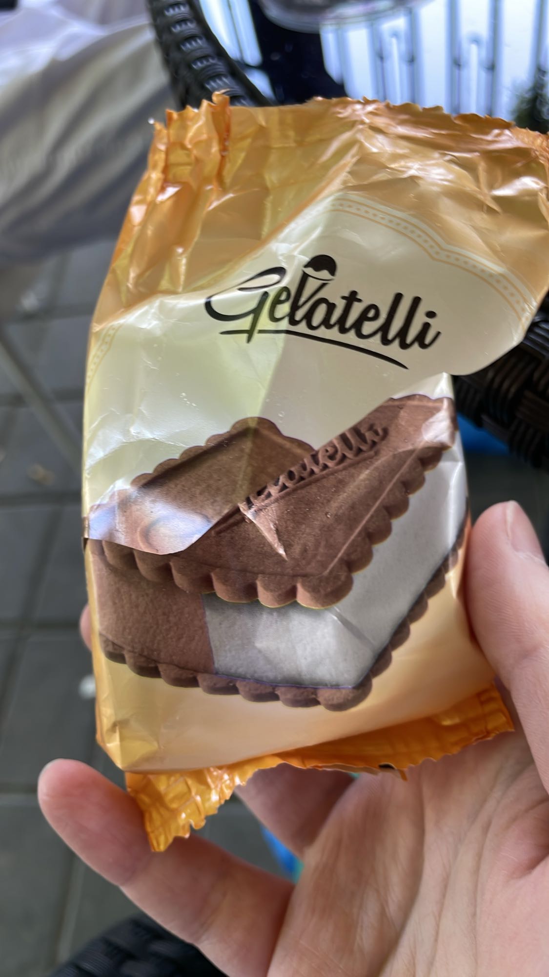Sandviș înghețată Gelatelli