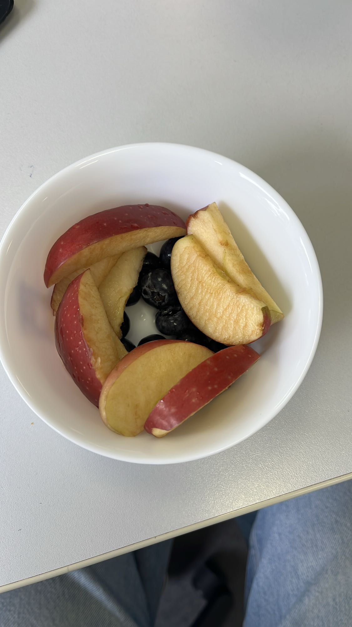 Apfel-Blaubeer-Snack
