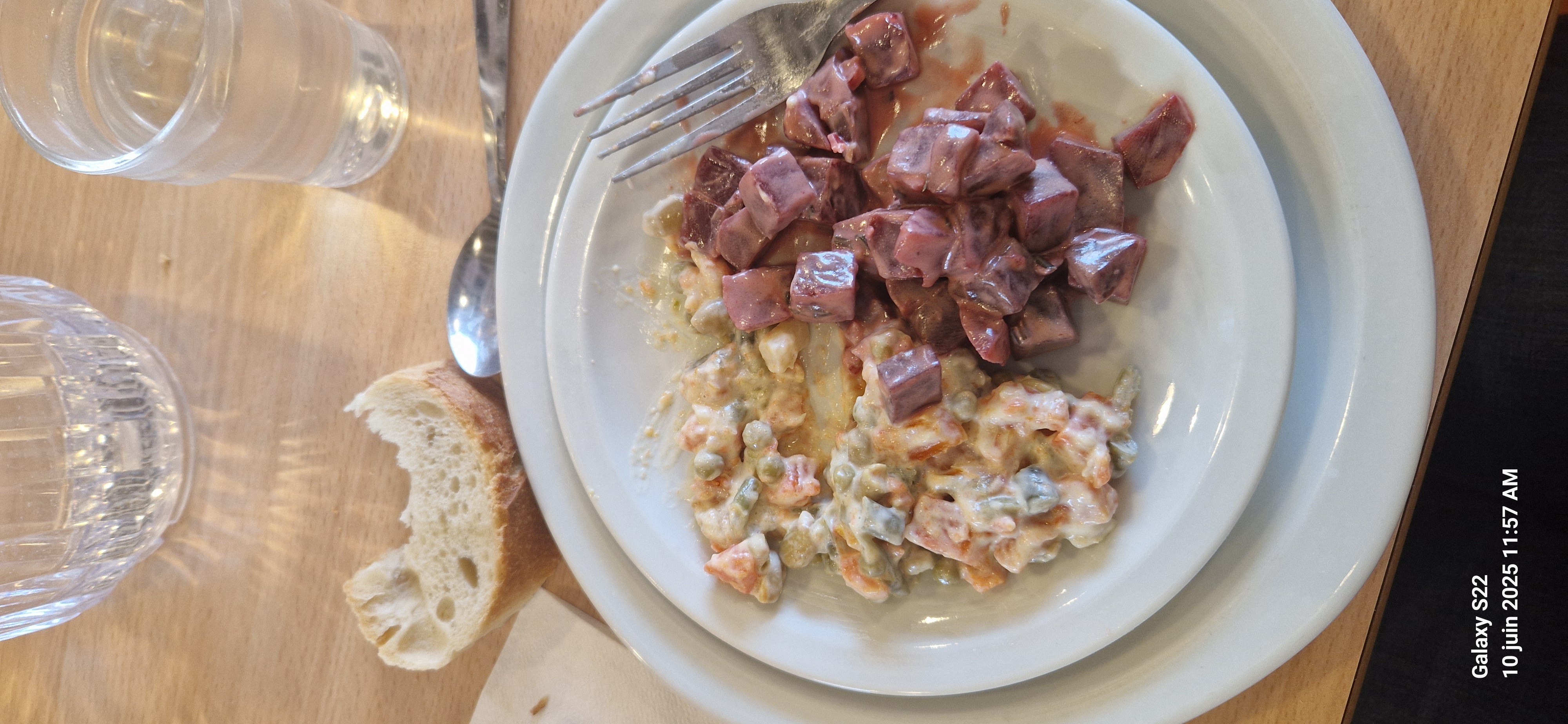 salade russe et betterave