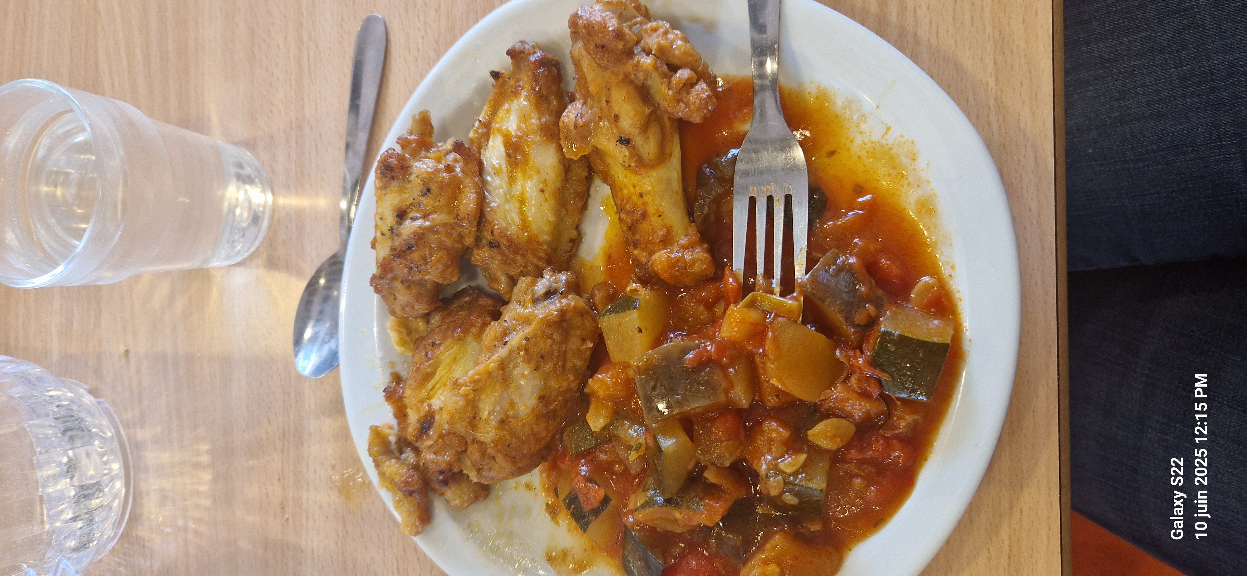 Poulet et ratatouille