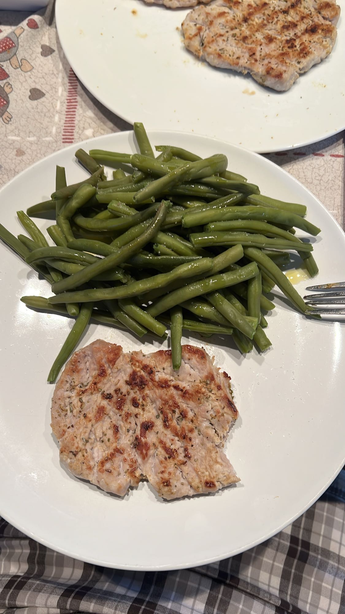 Piept de pui cu fasole verde