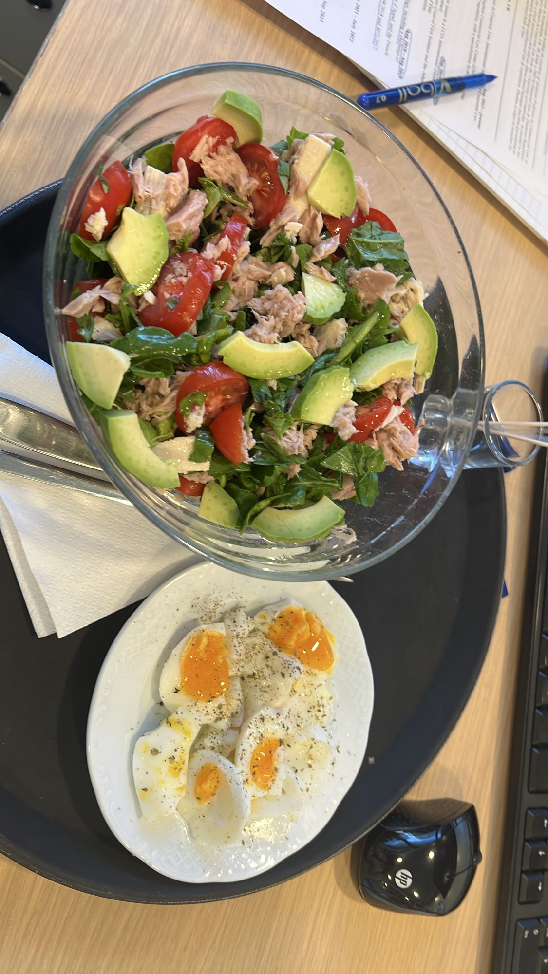 Σαλάτα με τόνο και αυγά