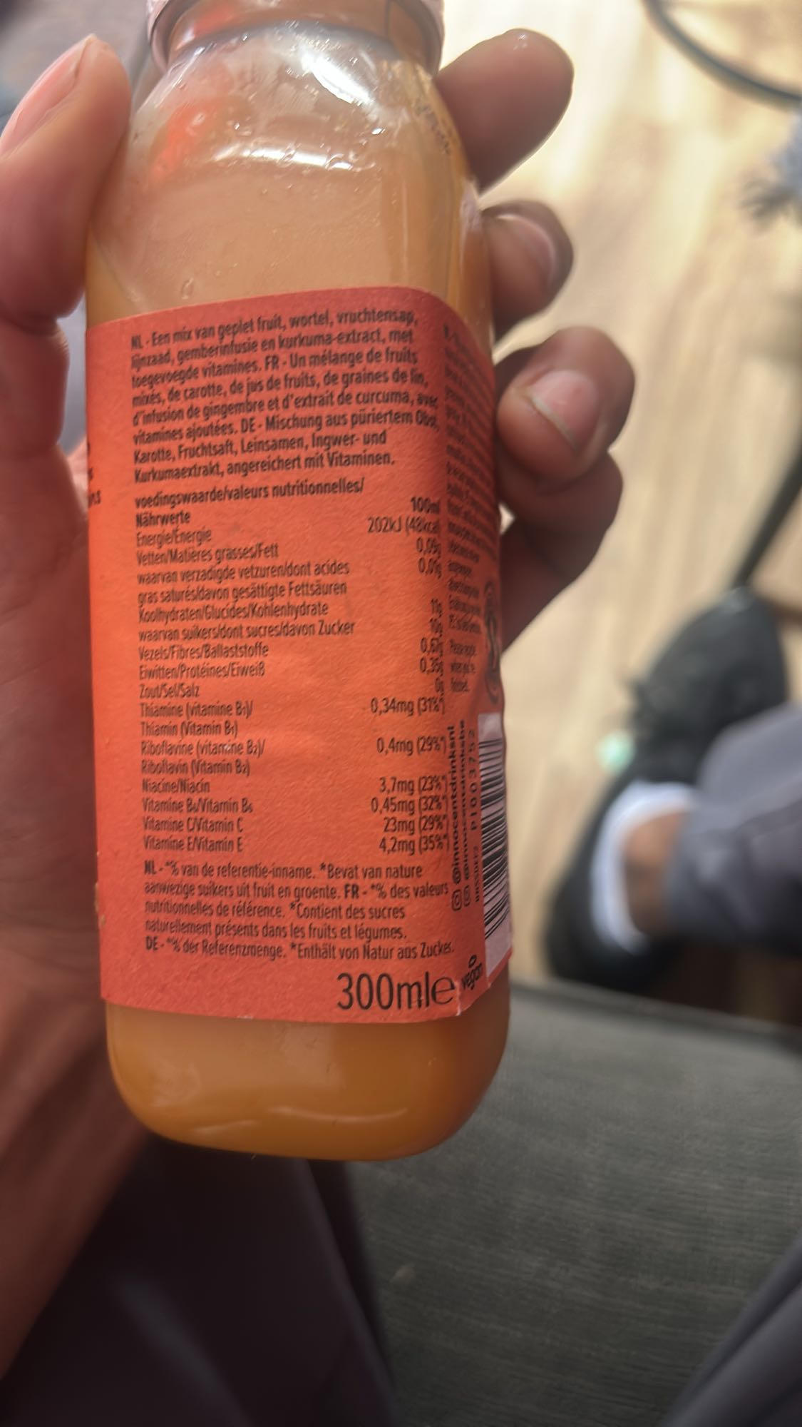 Jus fruits et légumes