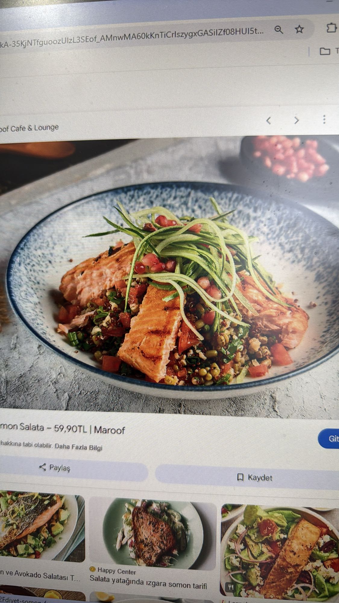 Grilled Salmon Salad Bowl