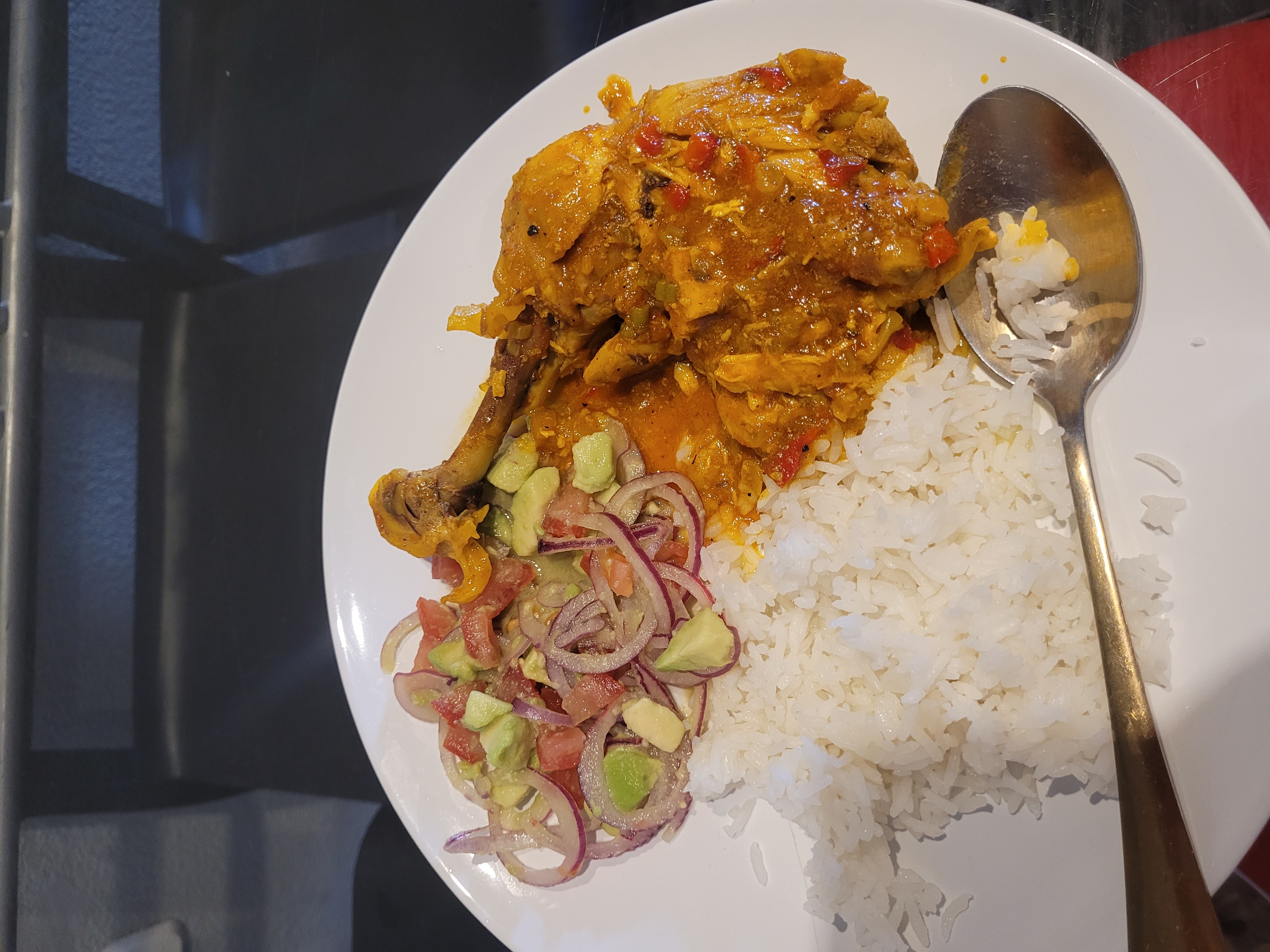 Pollo a la plancha con arroz integral y brócoli