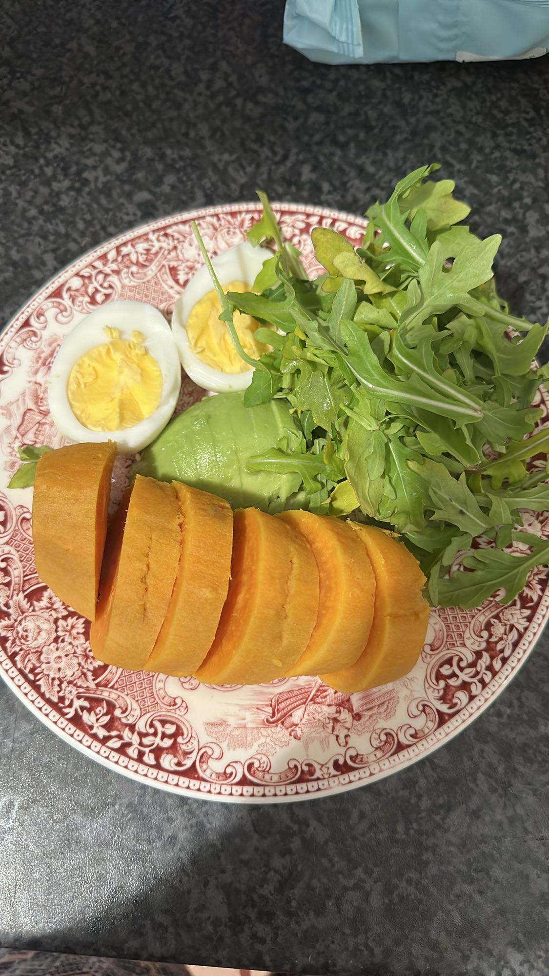 Zoete aardappel salade