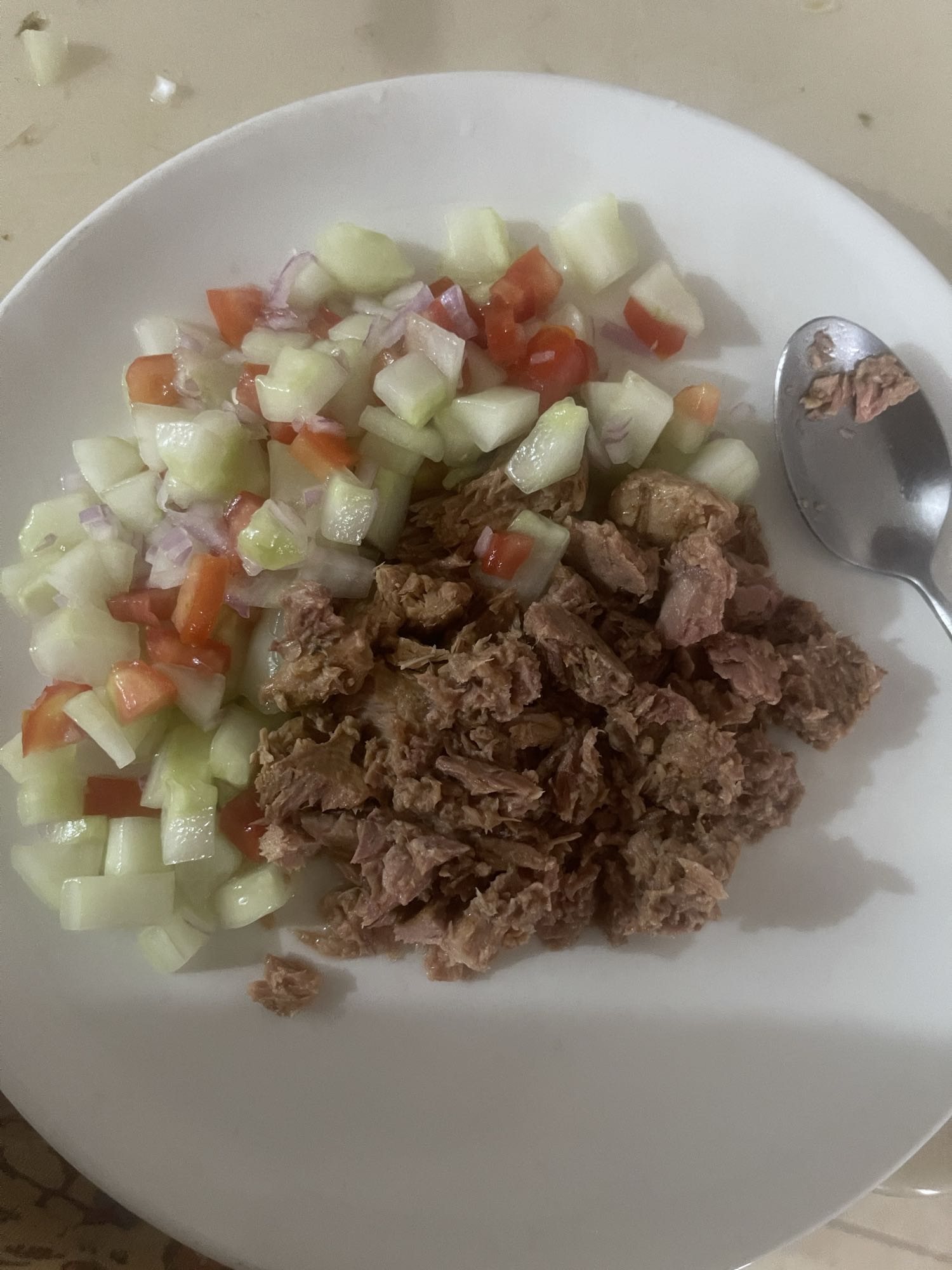 ensalada con atún