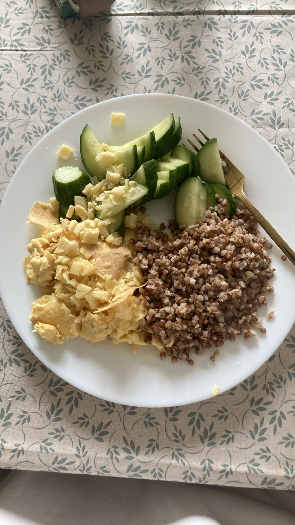 Eggs, Buckwheat & Cucumber