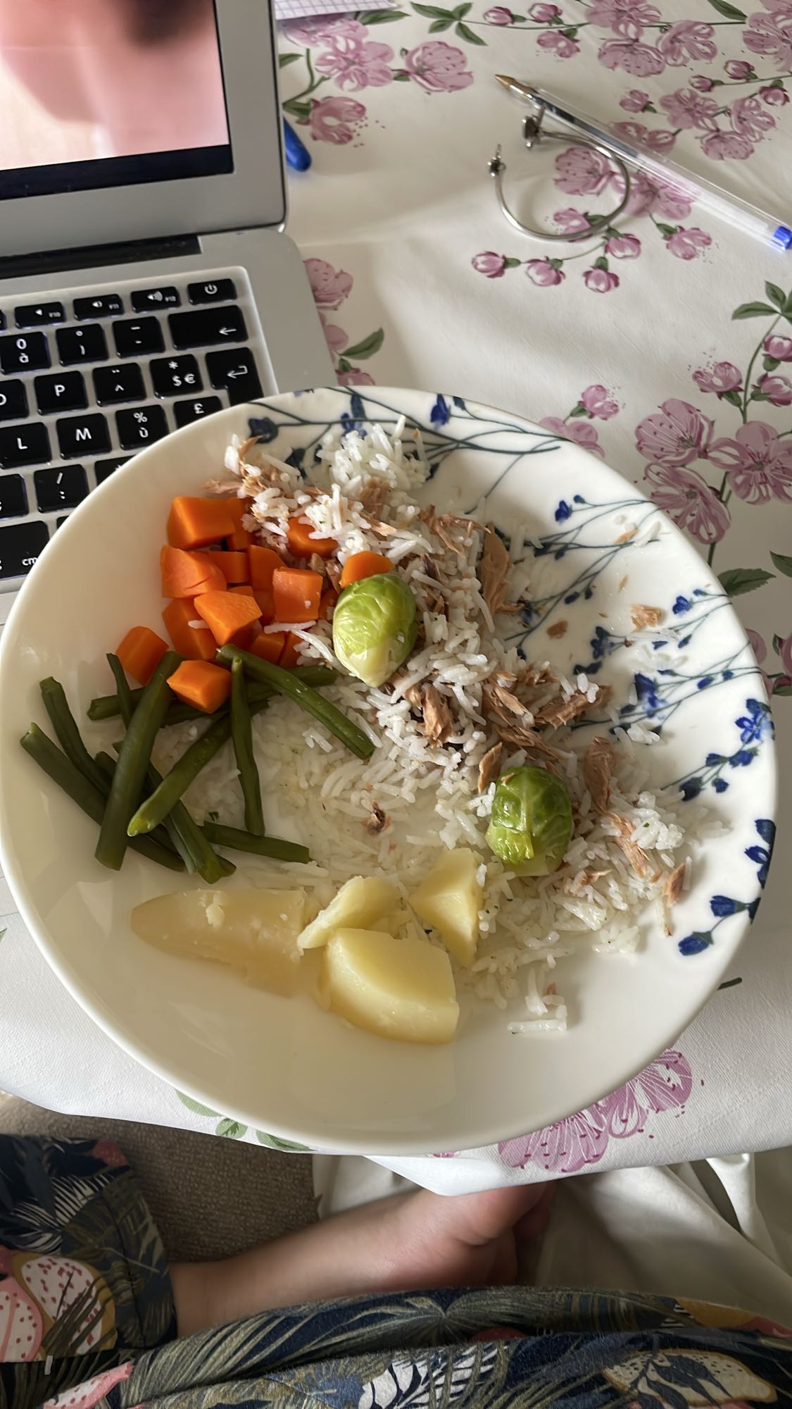 Rice with Veggies & Tuna