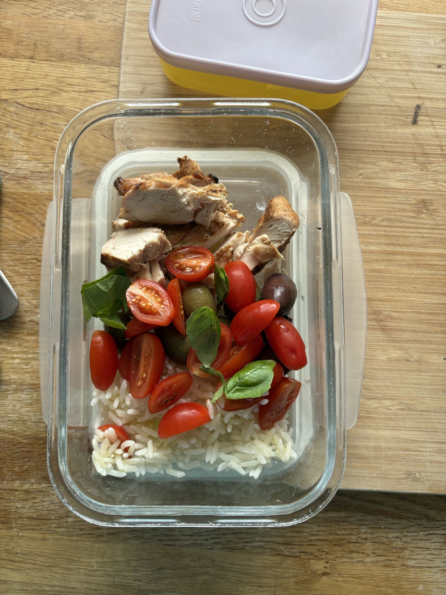 Kyckling med ris och grönsaker