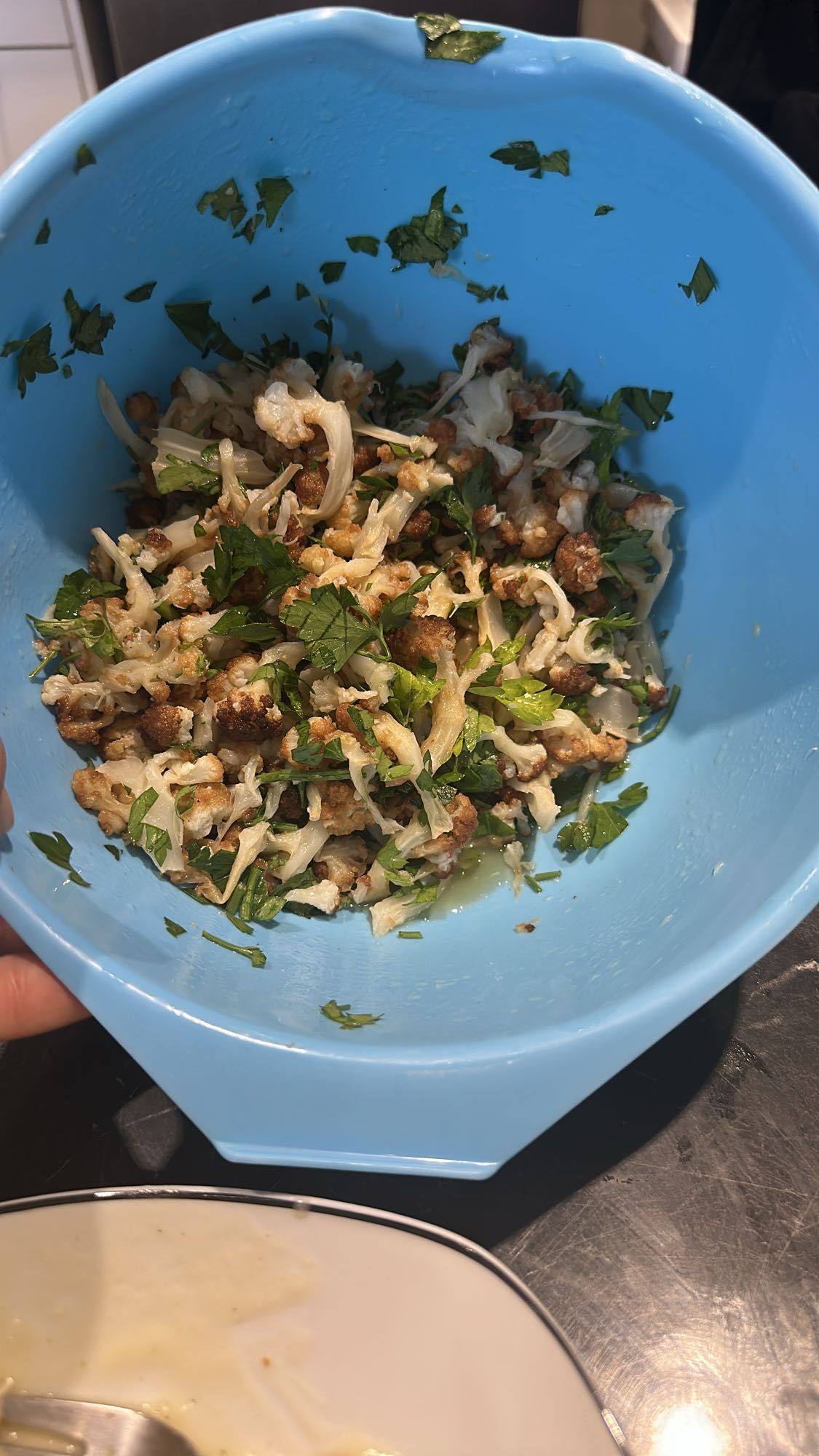 Geroosterde bloemkool salade