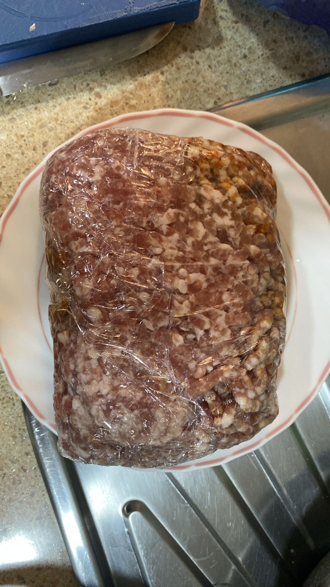 carne molida envuelta