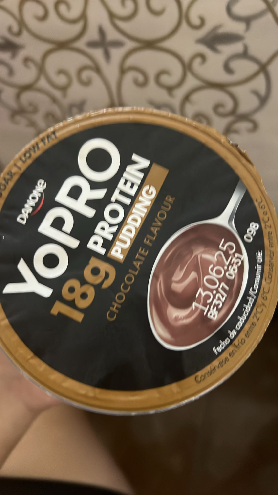 Pudín proteico chocolate