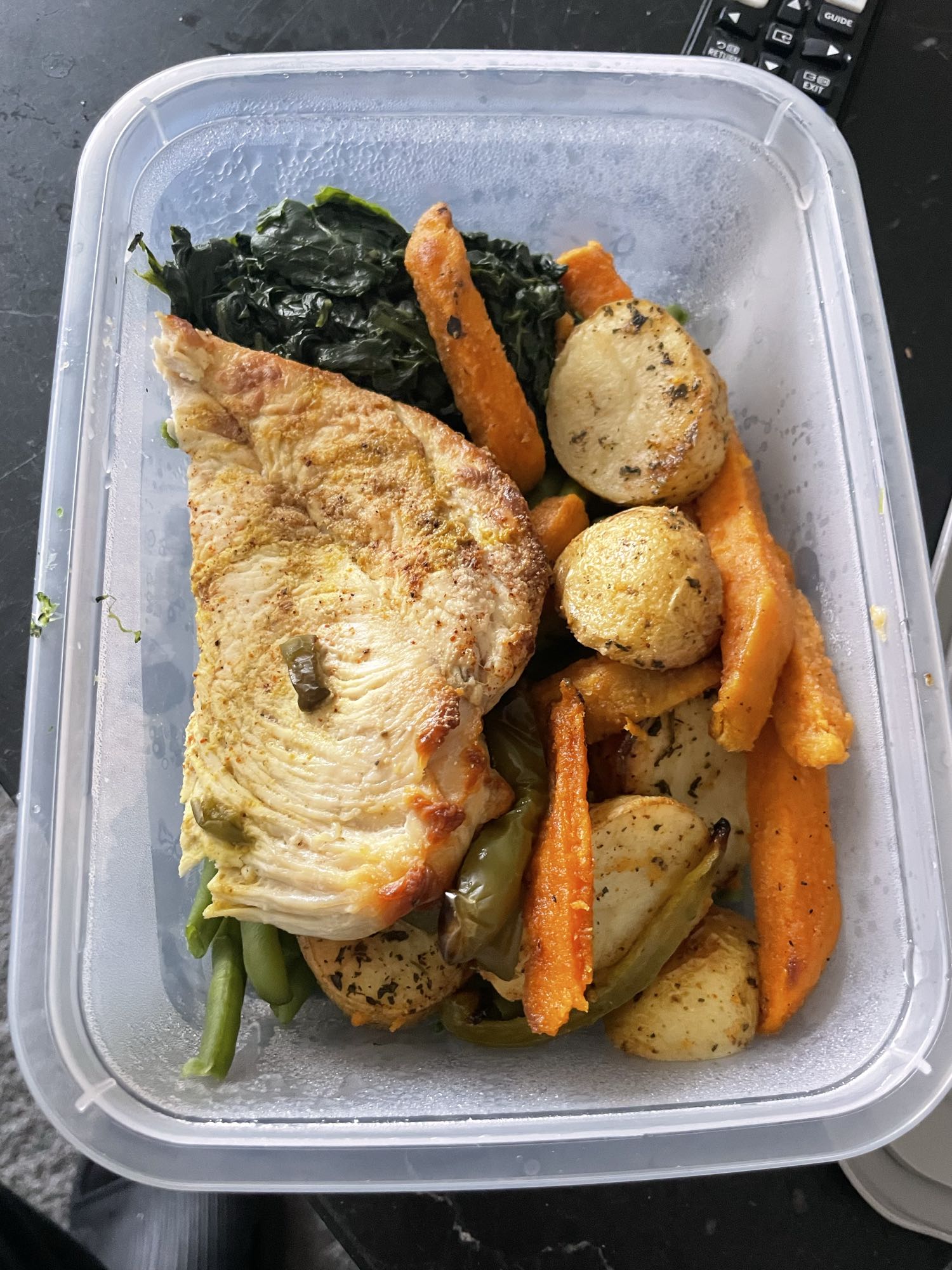 Kyckling med grönsaker