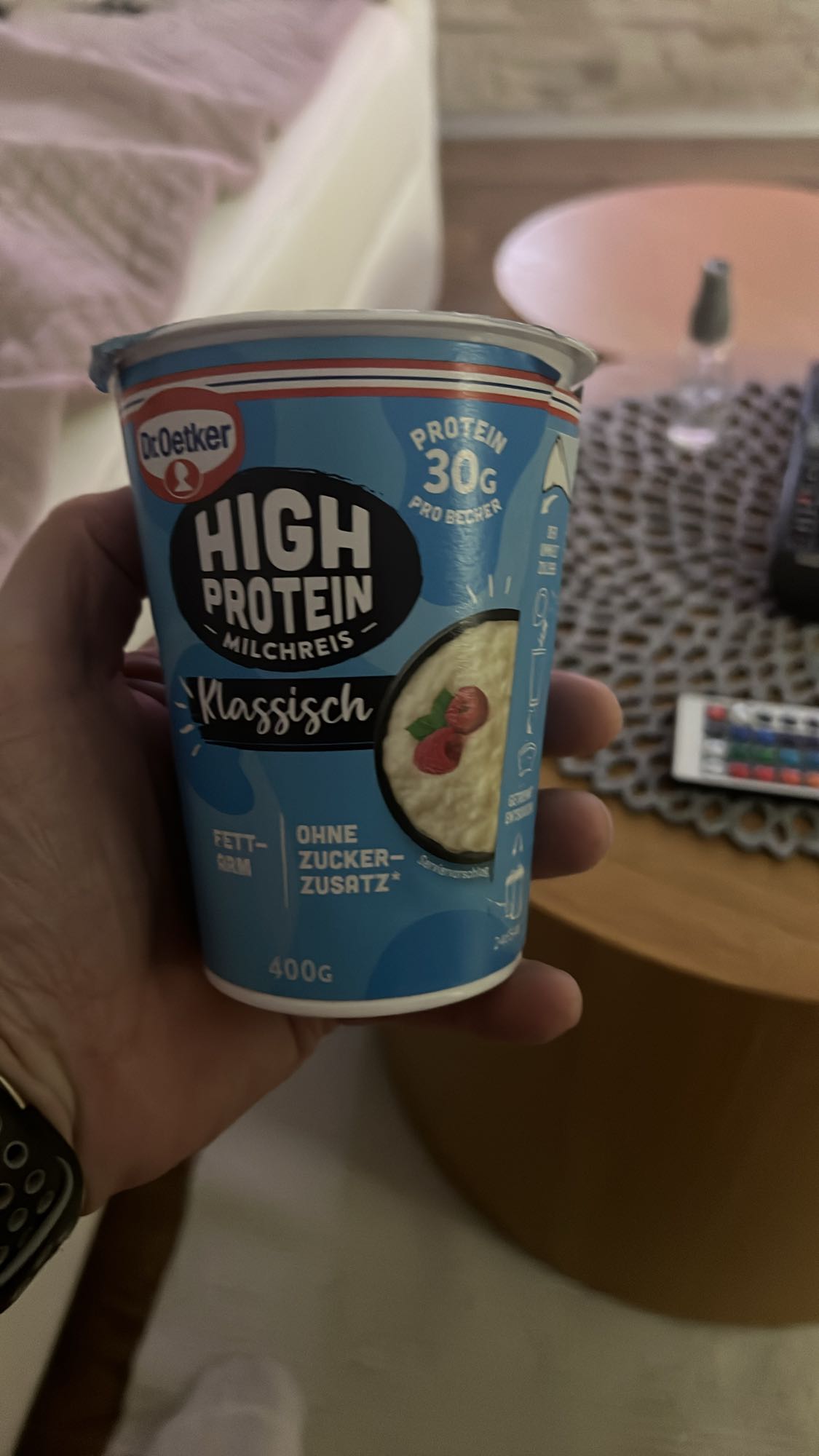 Mleczny ryż wysokobiałkowy