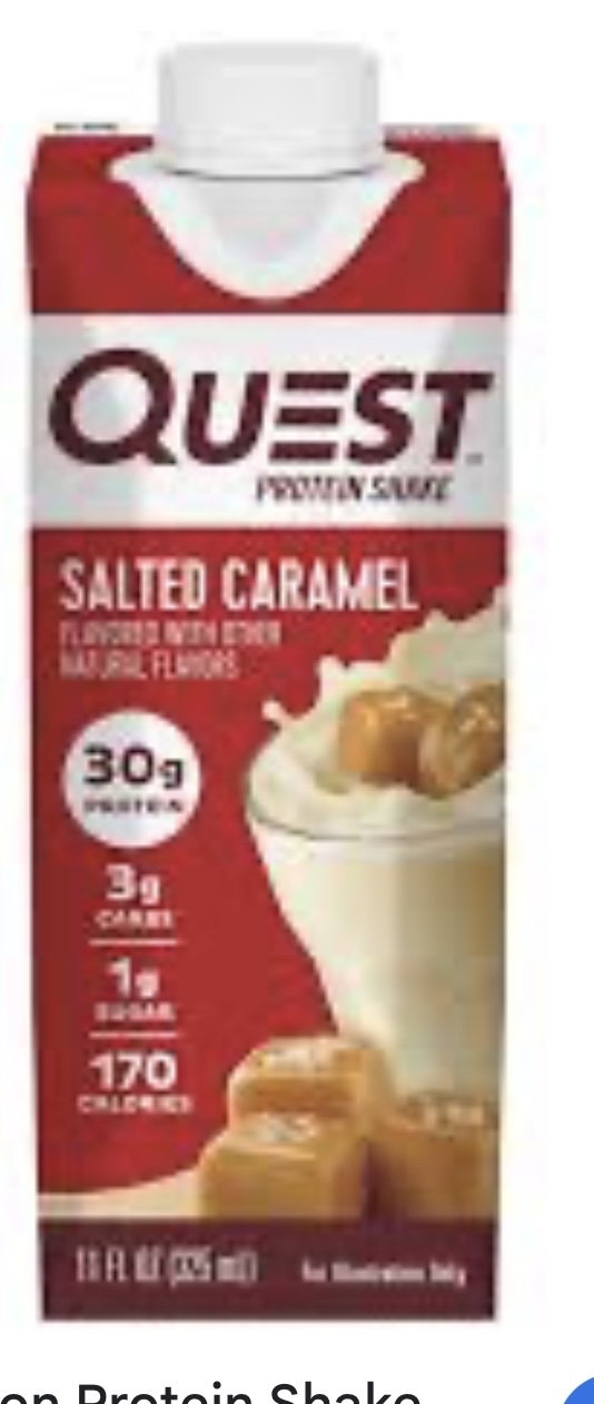 batido proteico caramelo salado