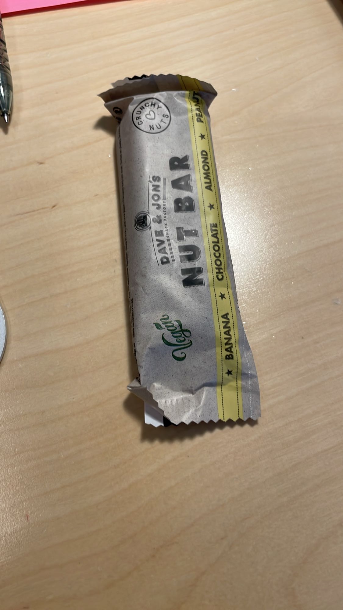 Nötbar banan choklad