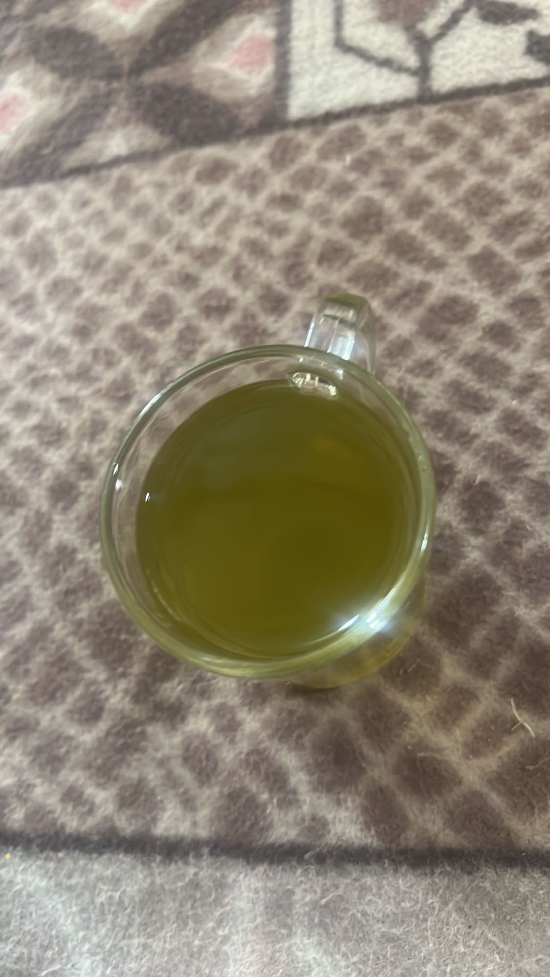 Green herbal tea