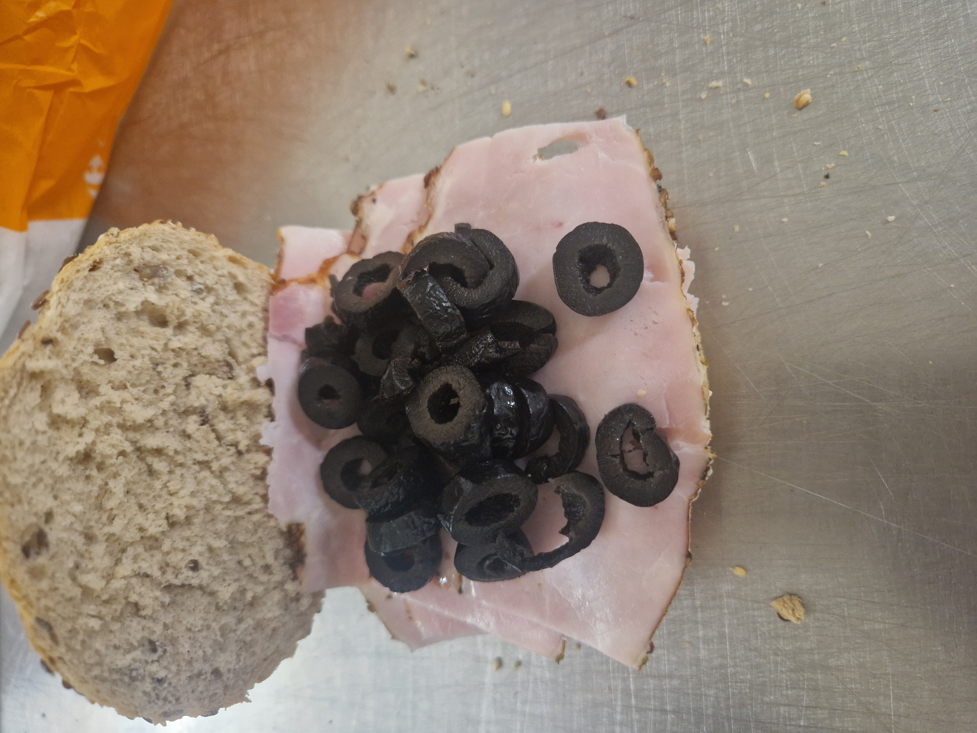 Ham Olive Sandwich