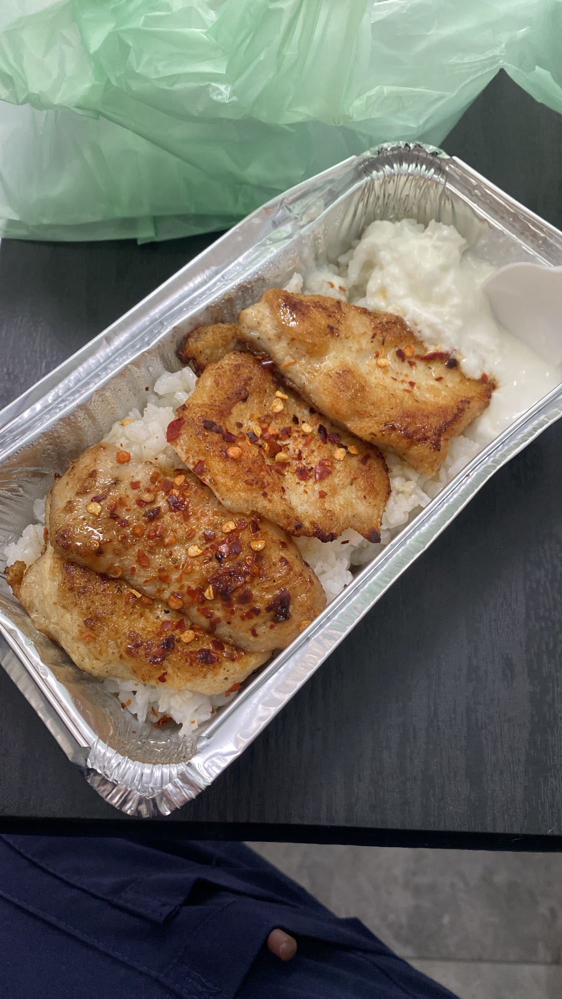Grilled Chicken with Rice