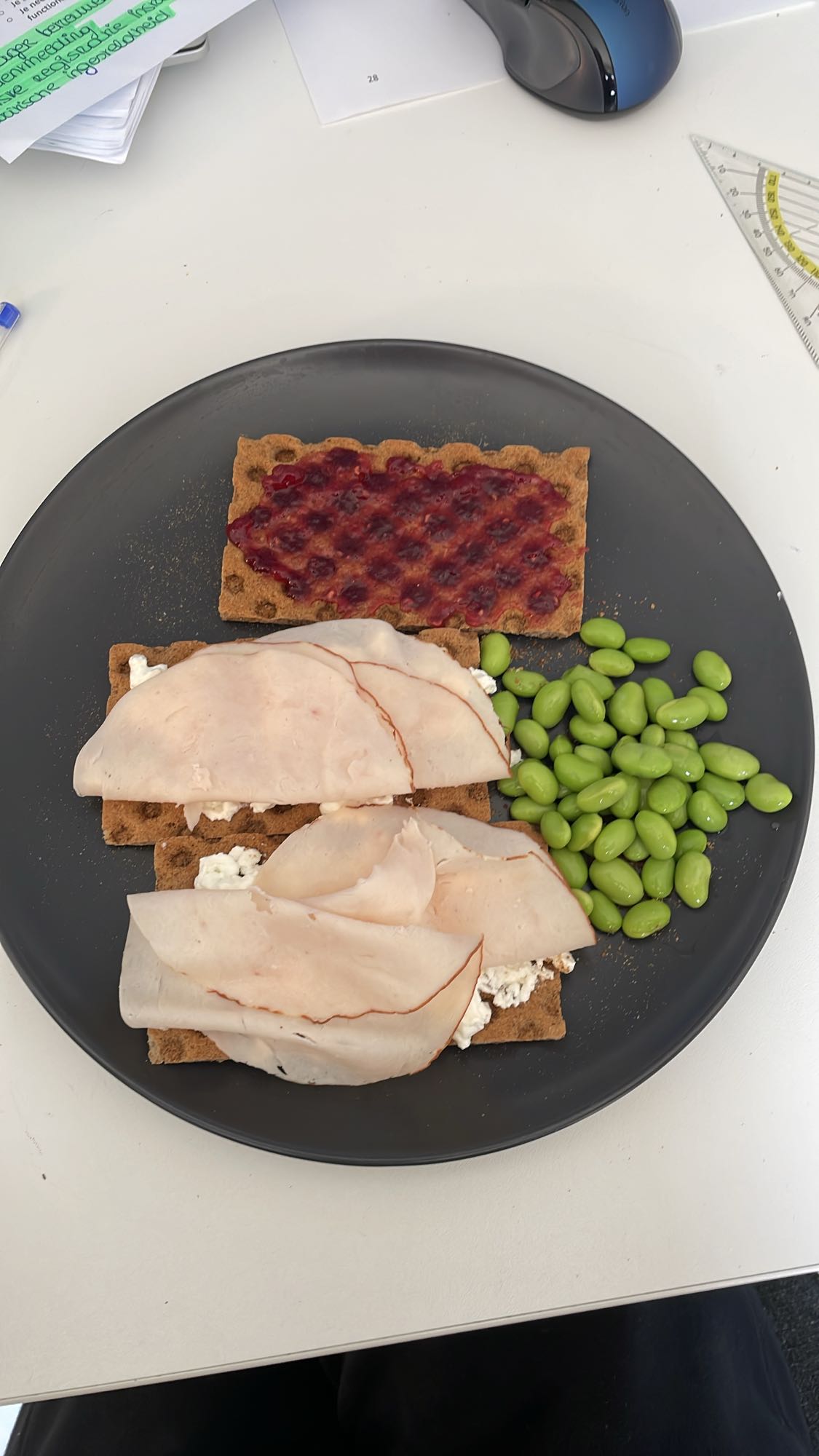 Knapperige lunch crackers