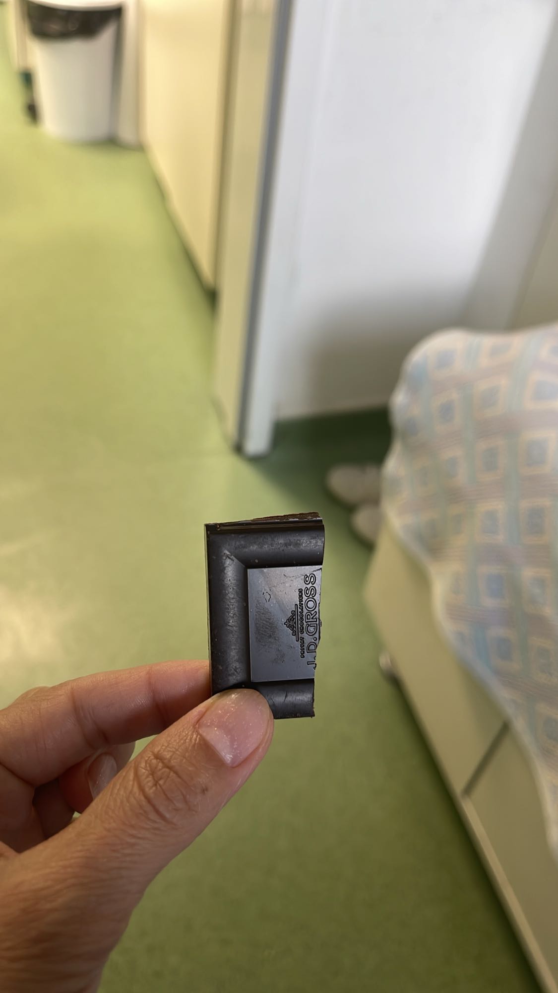 Bucată ciocolată neagră