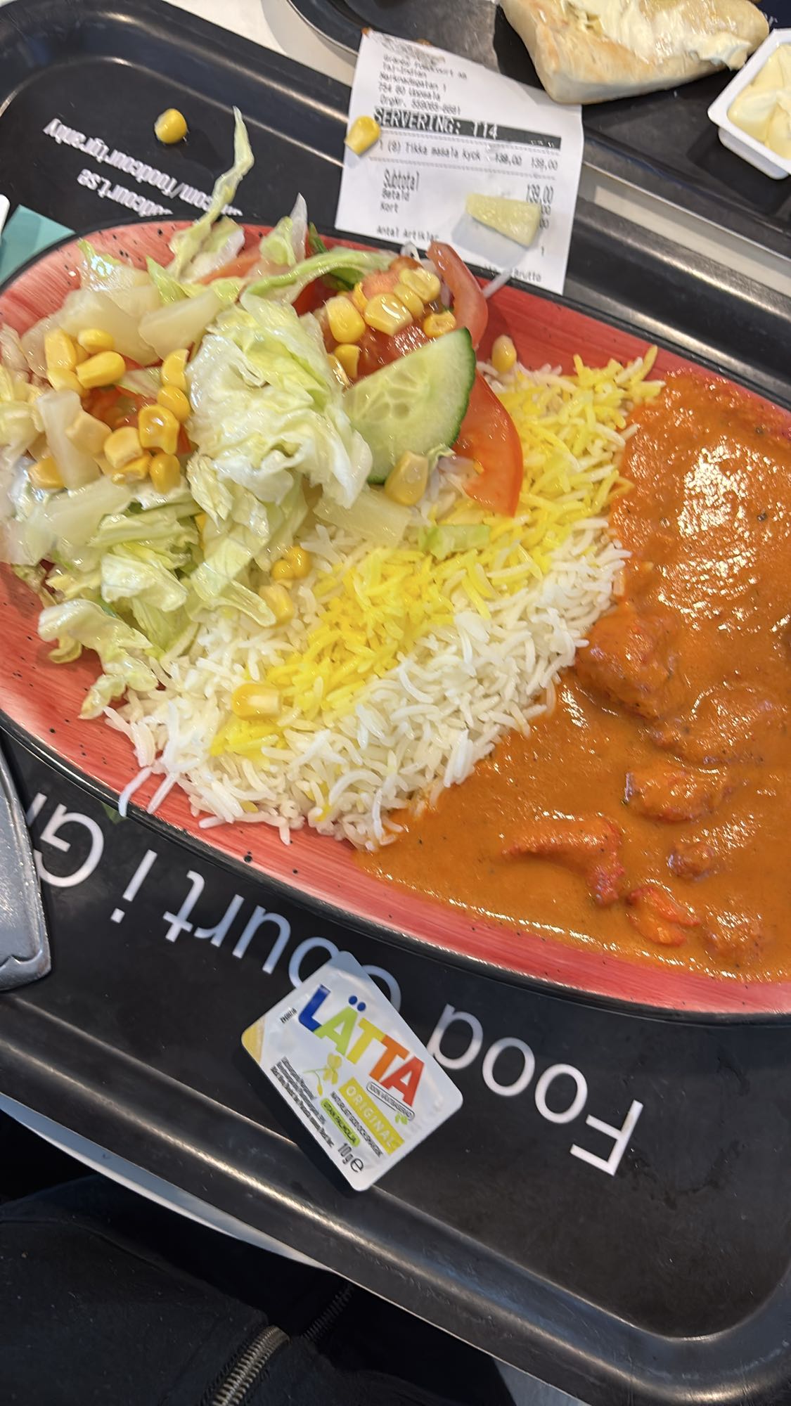 Kyckling tikka med ris