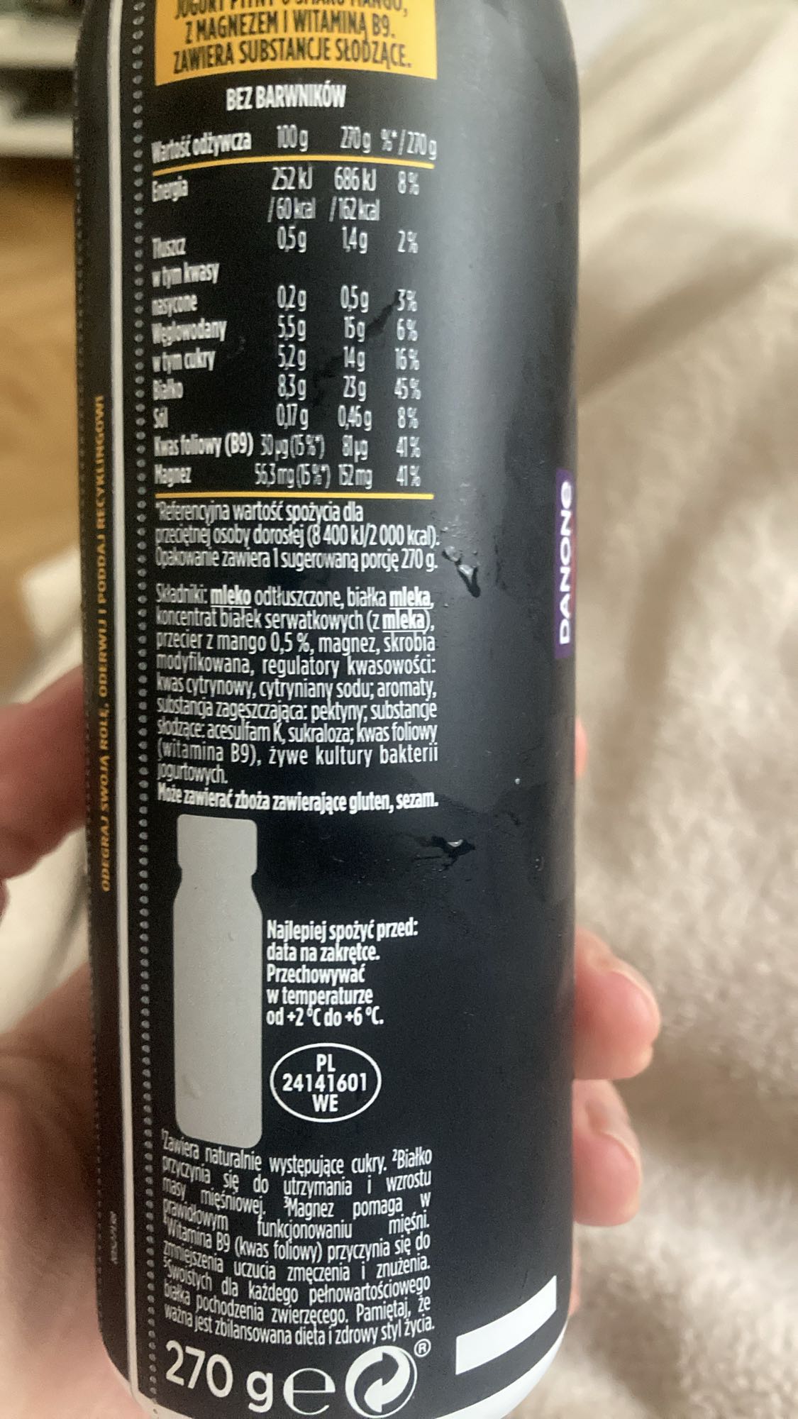 Mango Protein Yogurt Drink