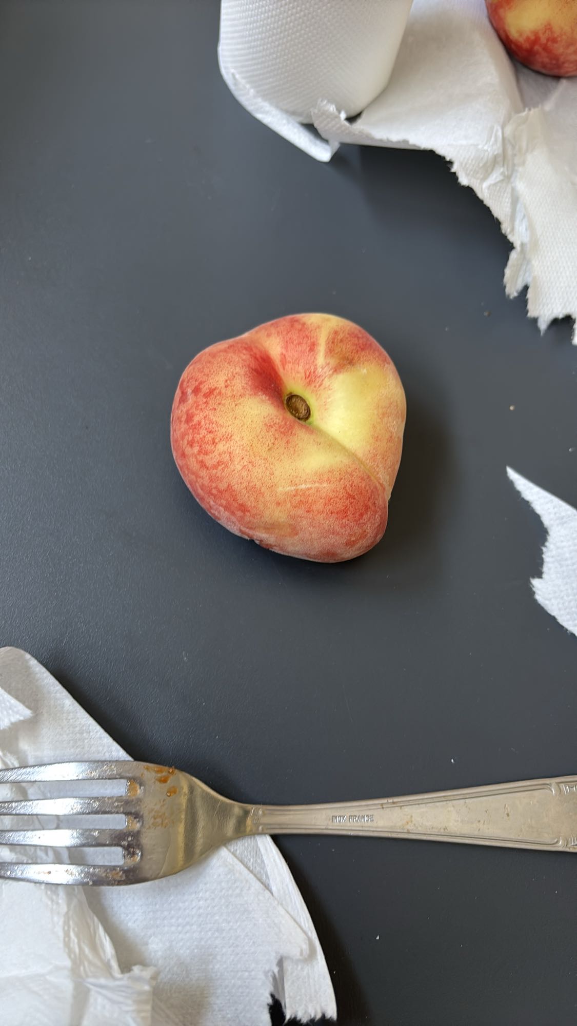 Pêche plate fraîche