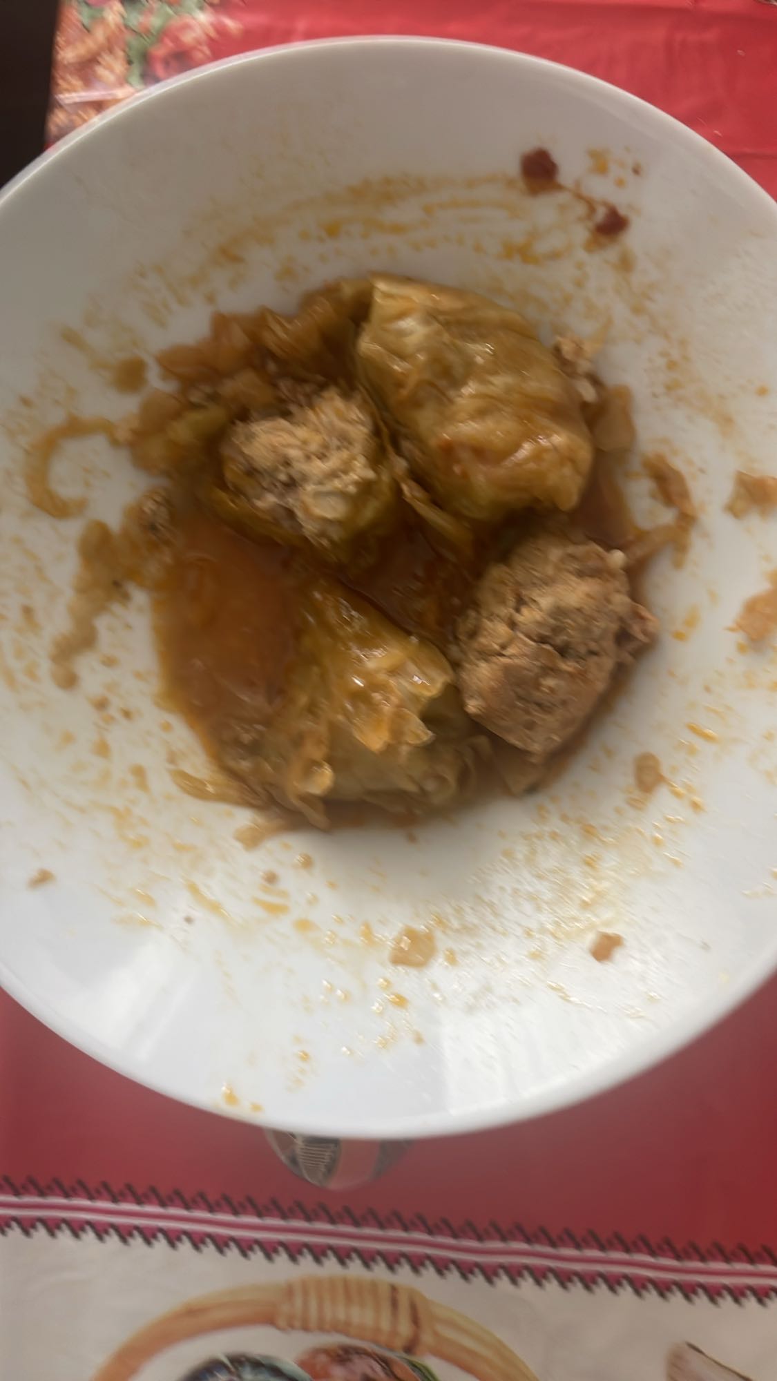 Sarmale în farfurie