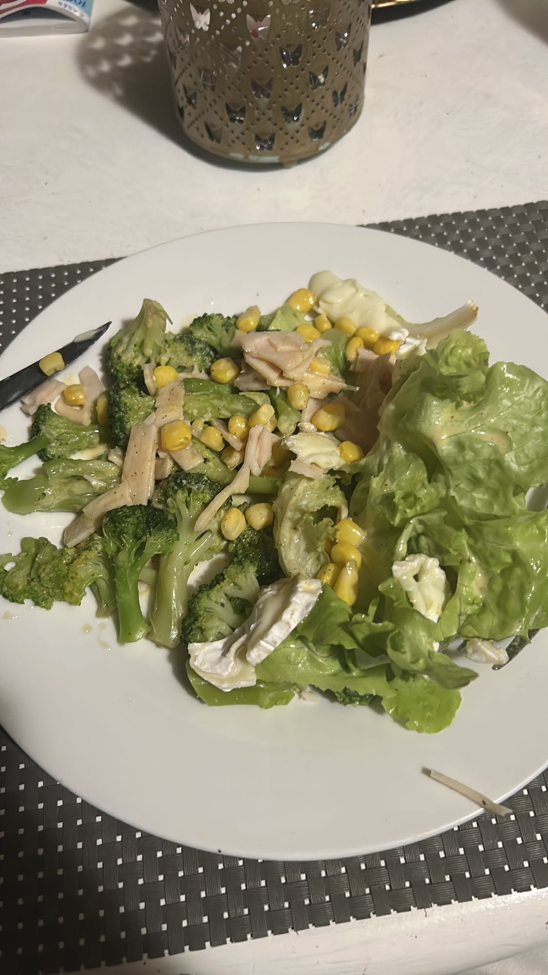 Salade poulet brocoli