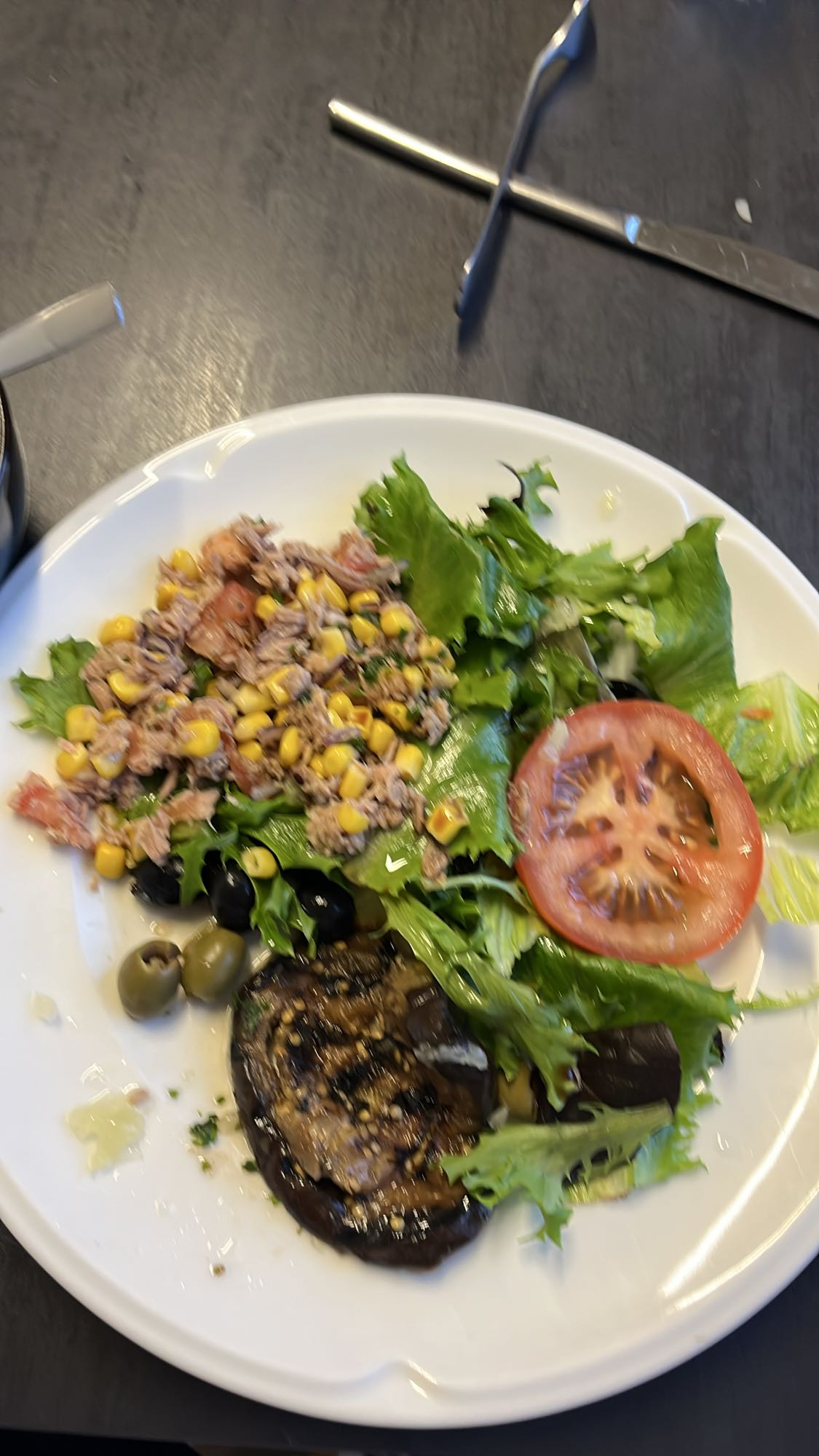 Salade composée thon légumes