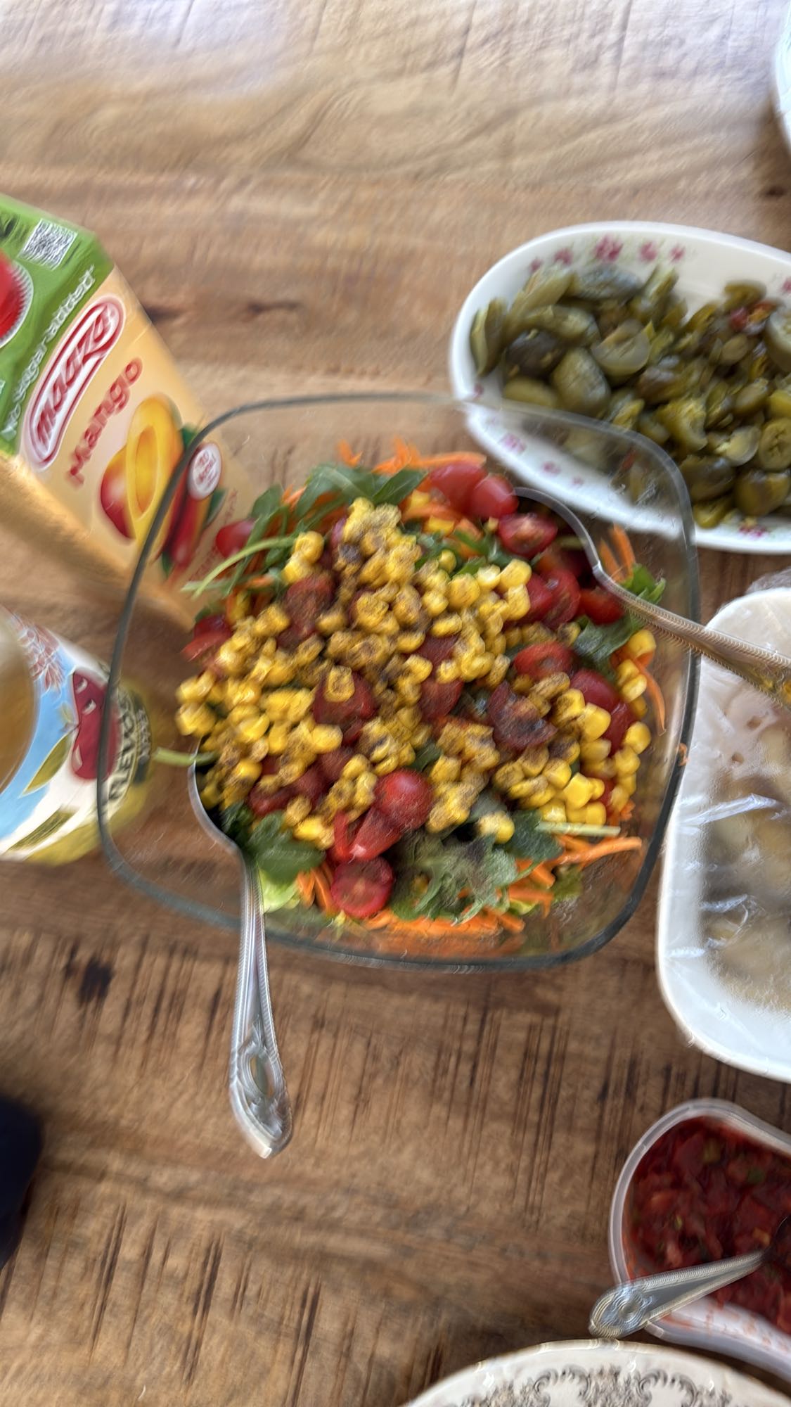 maïssalade met groenten