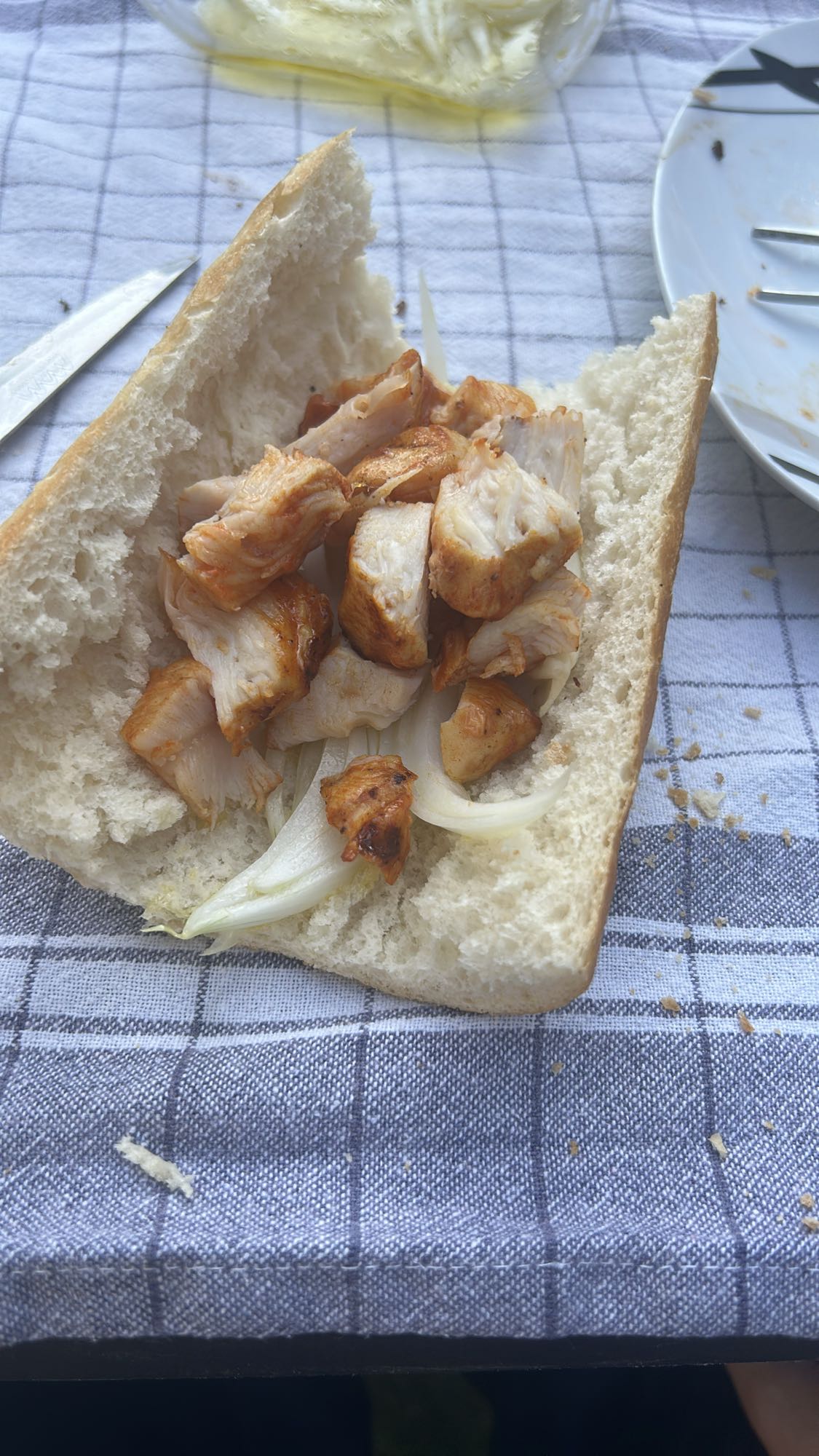 Hähnchen-Dönerbrot