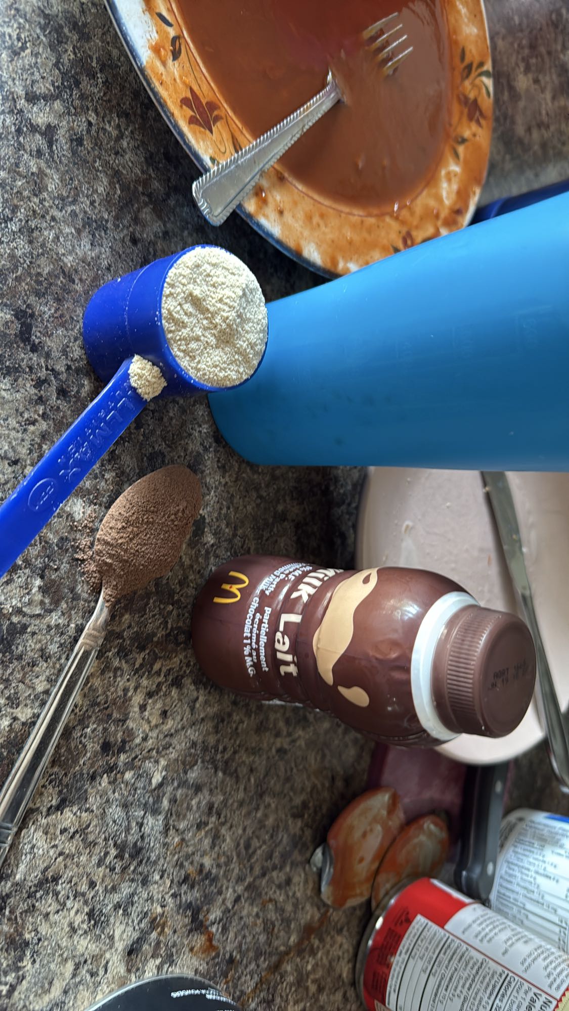 Shake protéiné au chocolat