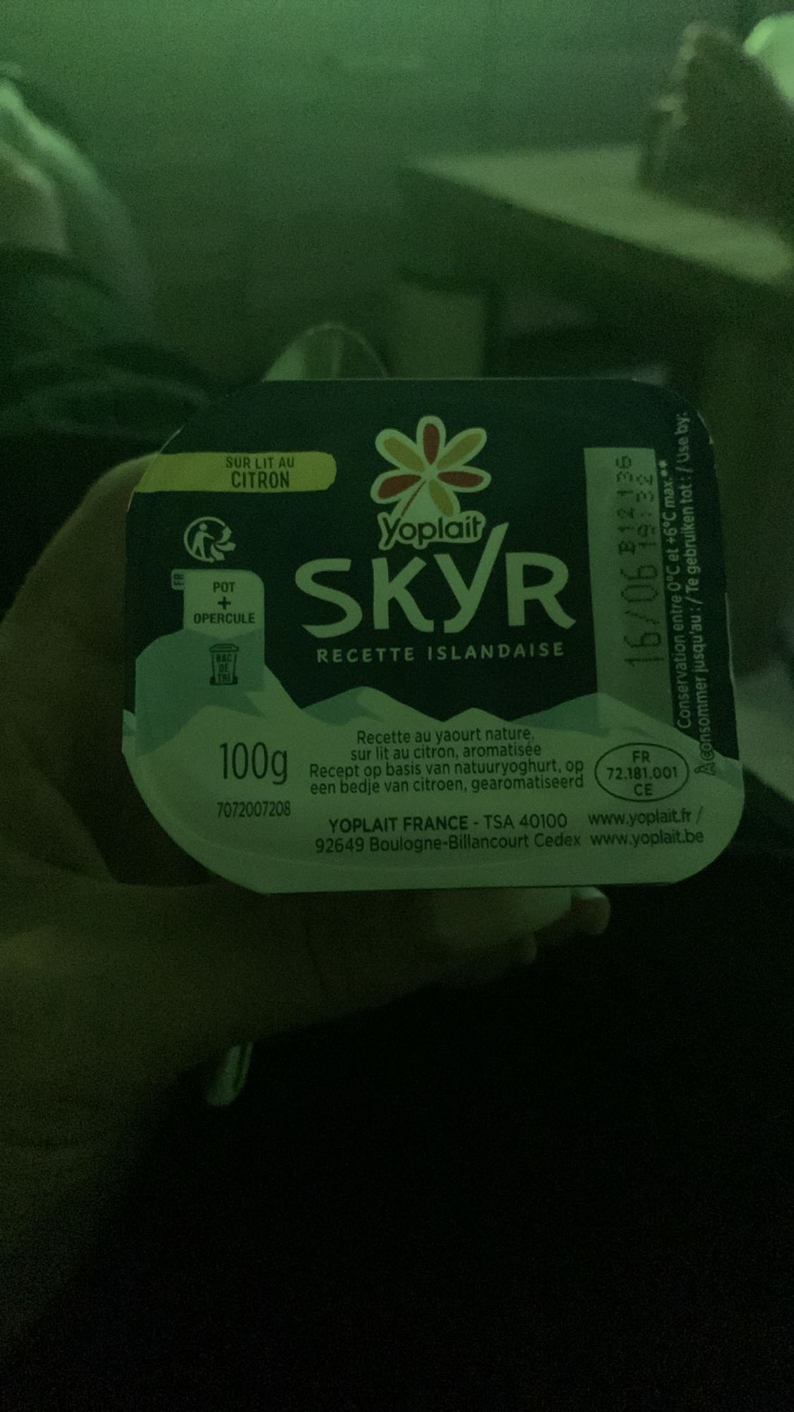 Skyr citron Yoplait