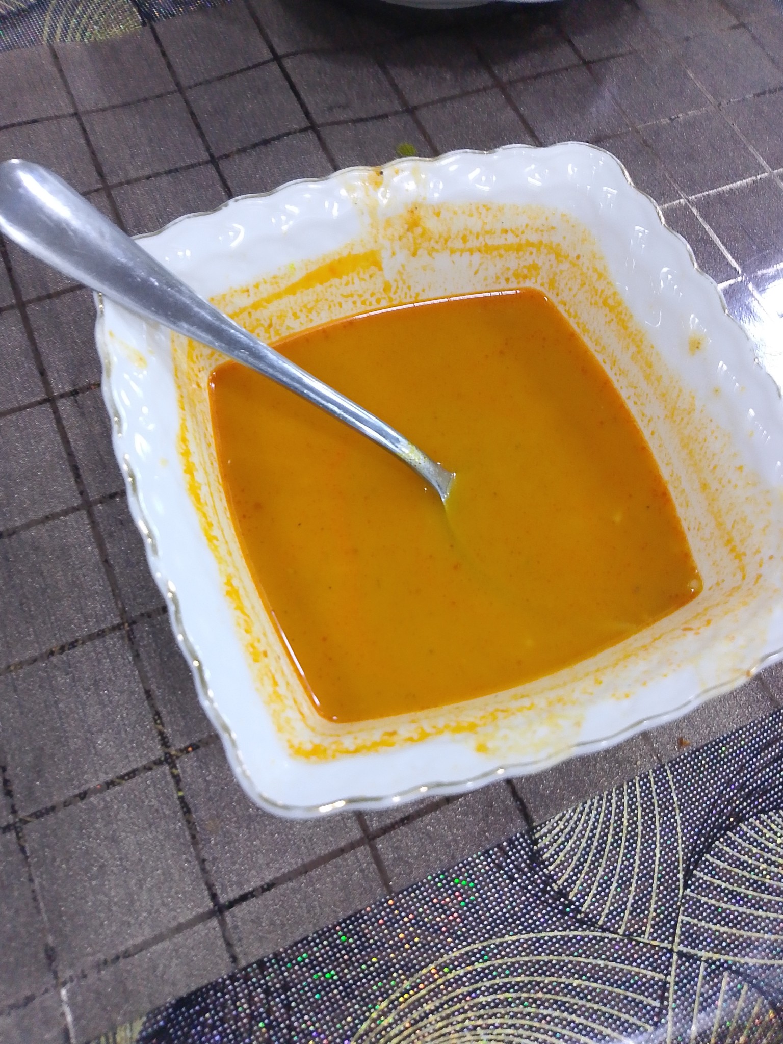 Soupe de légumes épicée