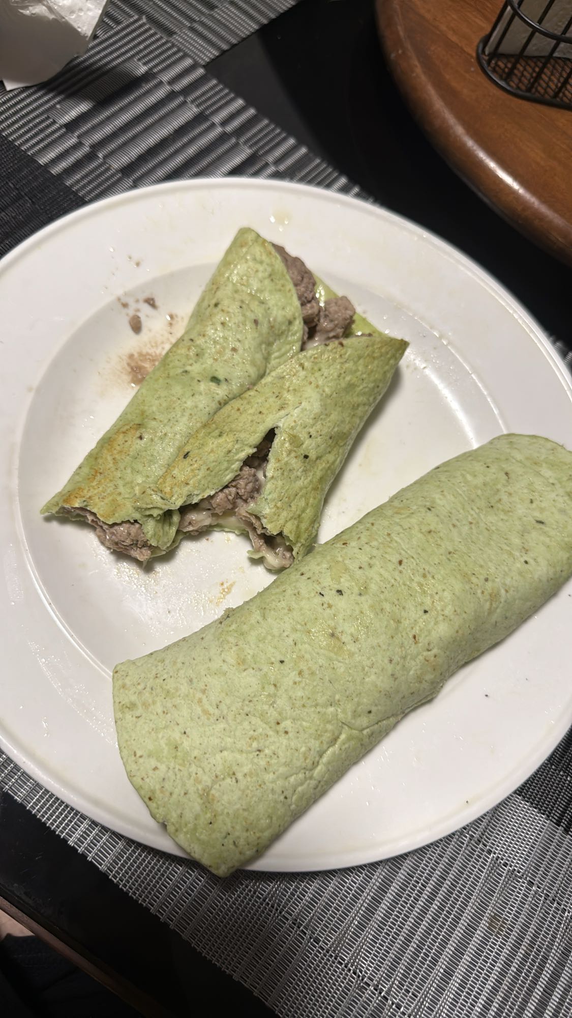 burritos de carne de pavo