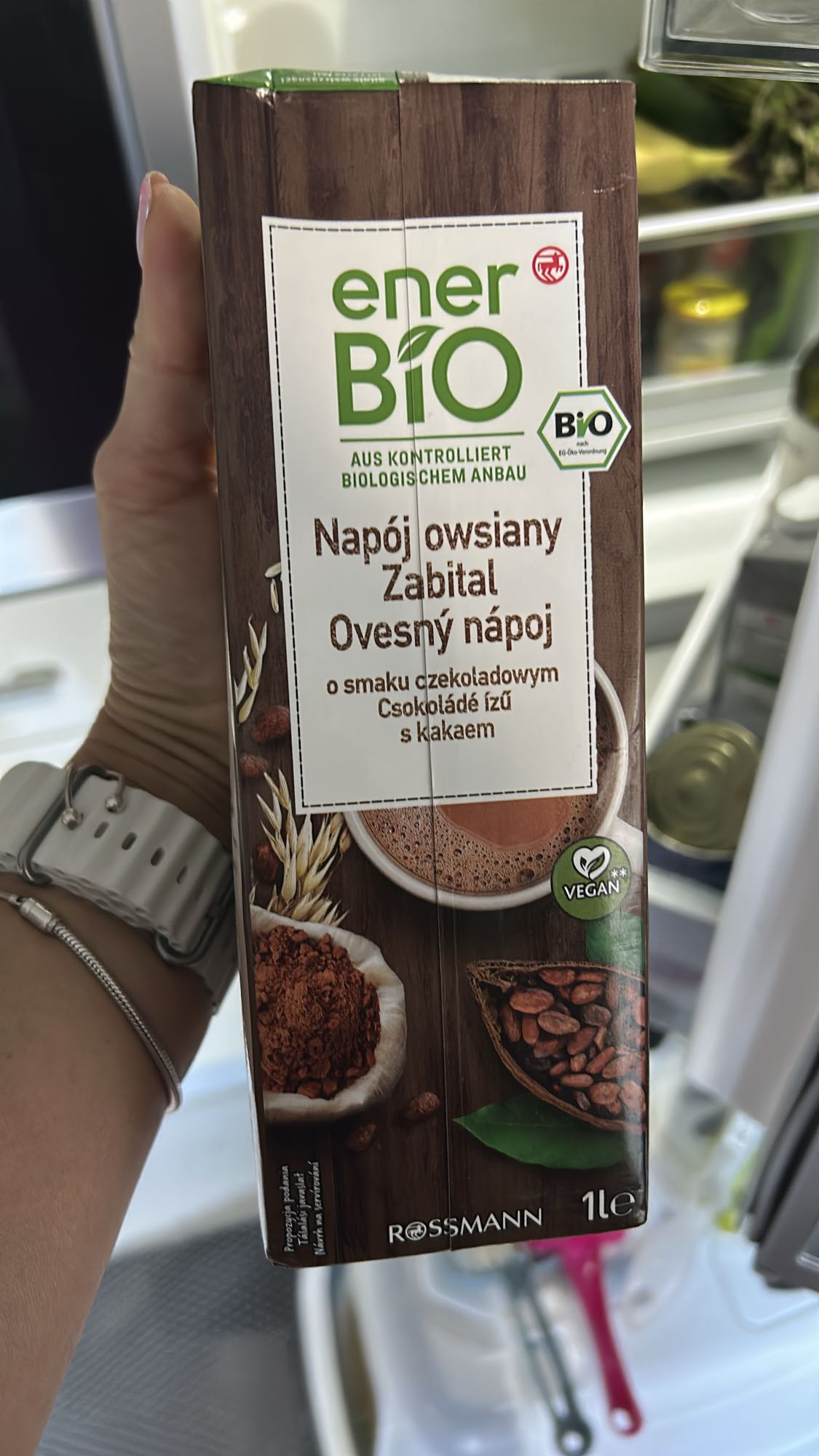 Napój owsiany czekoladowy