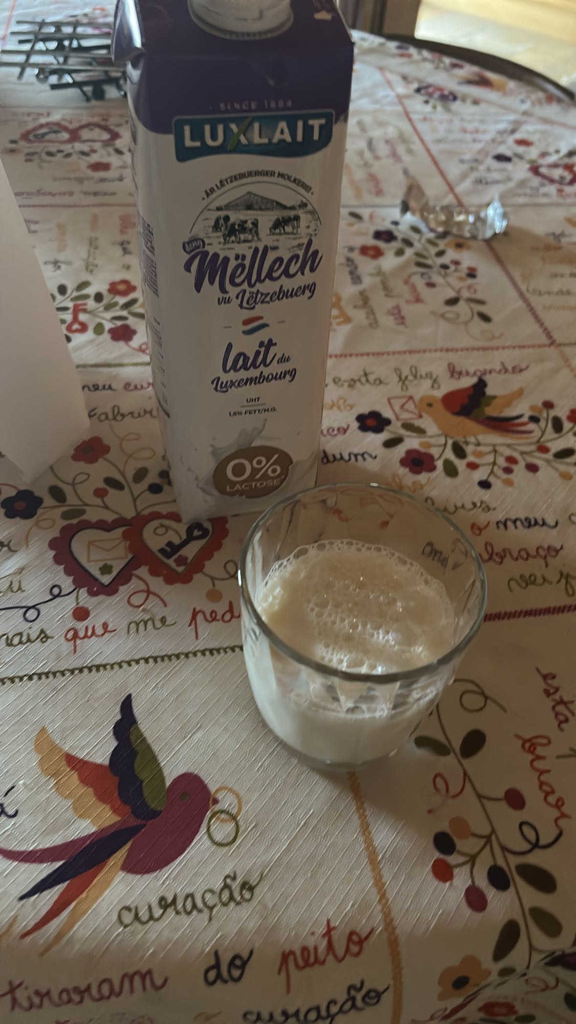 Verre de lait