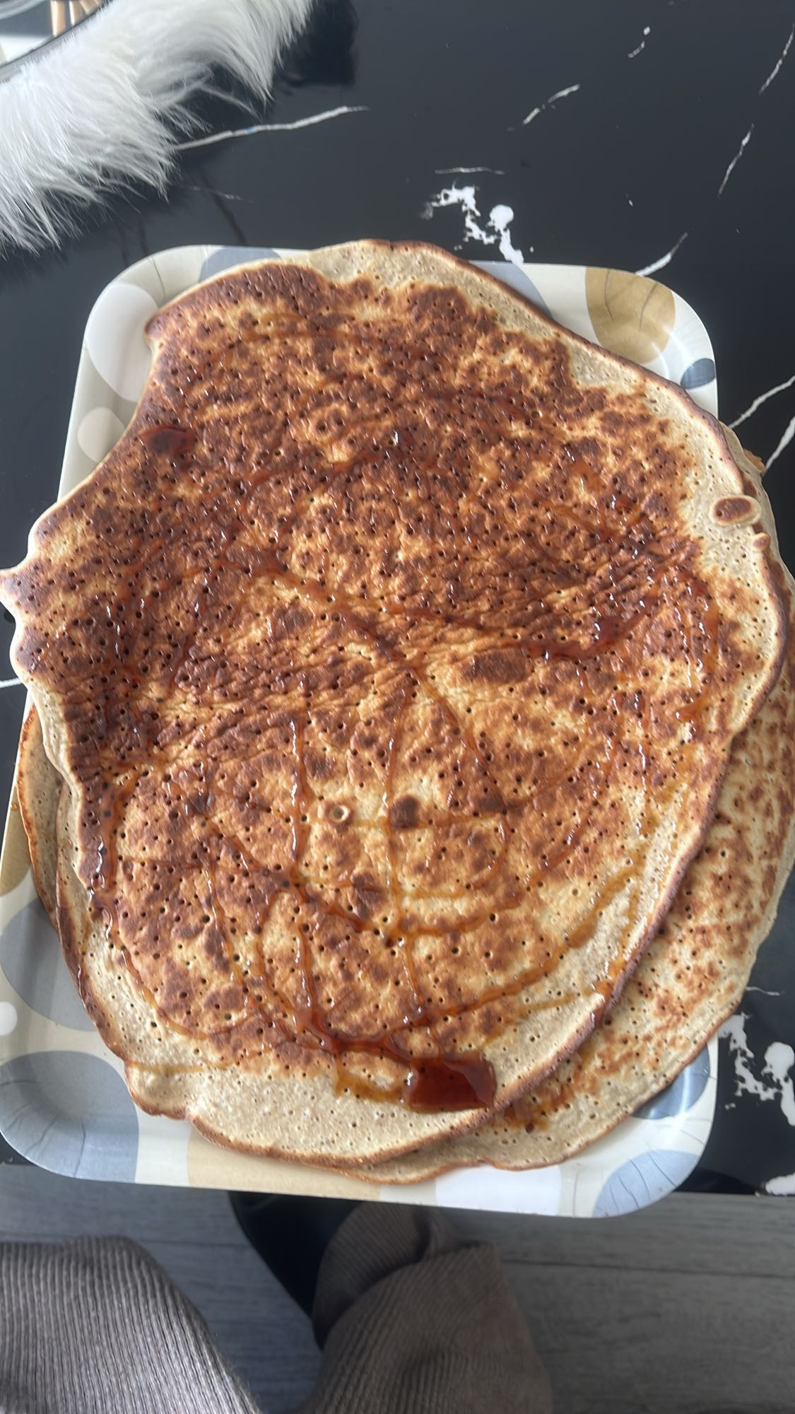 Pannenkoeken met siroop