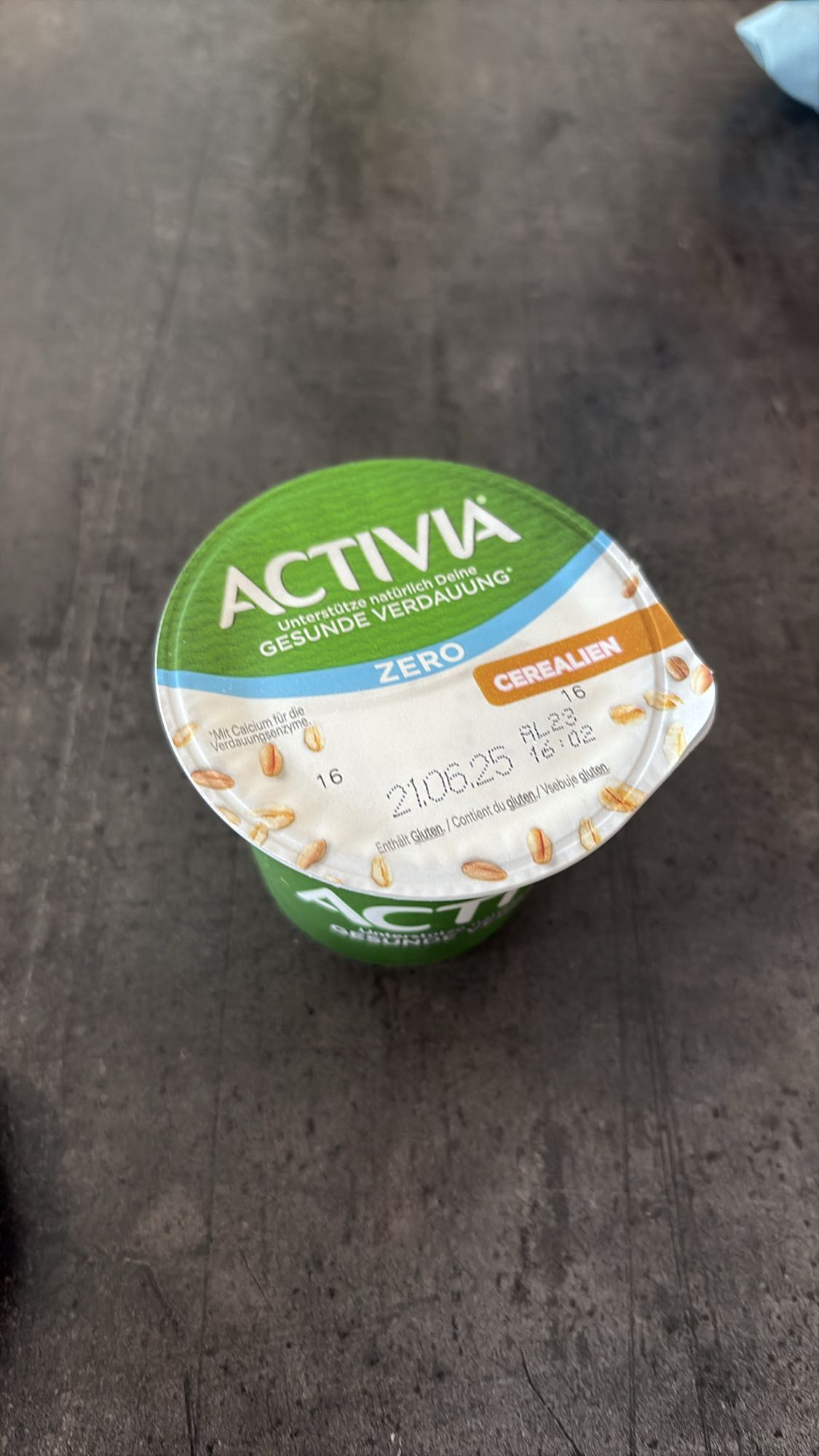 Activia zero gabonás